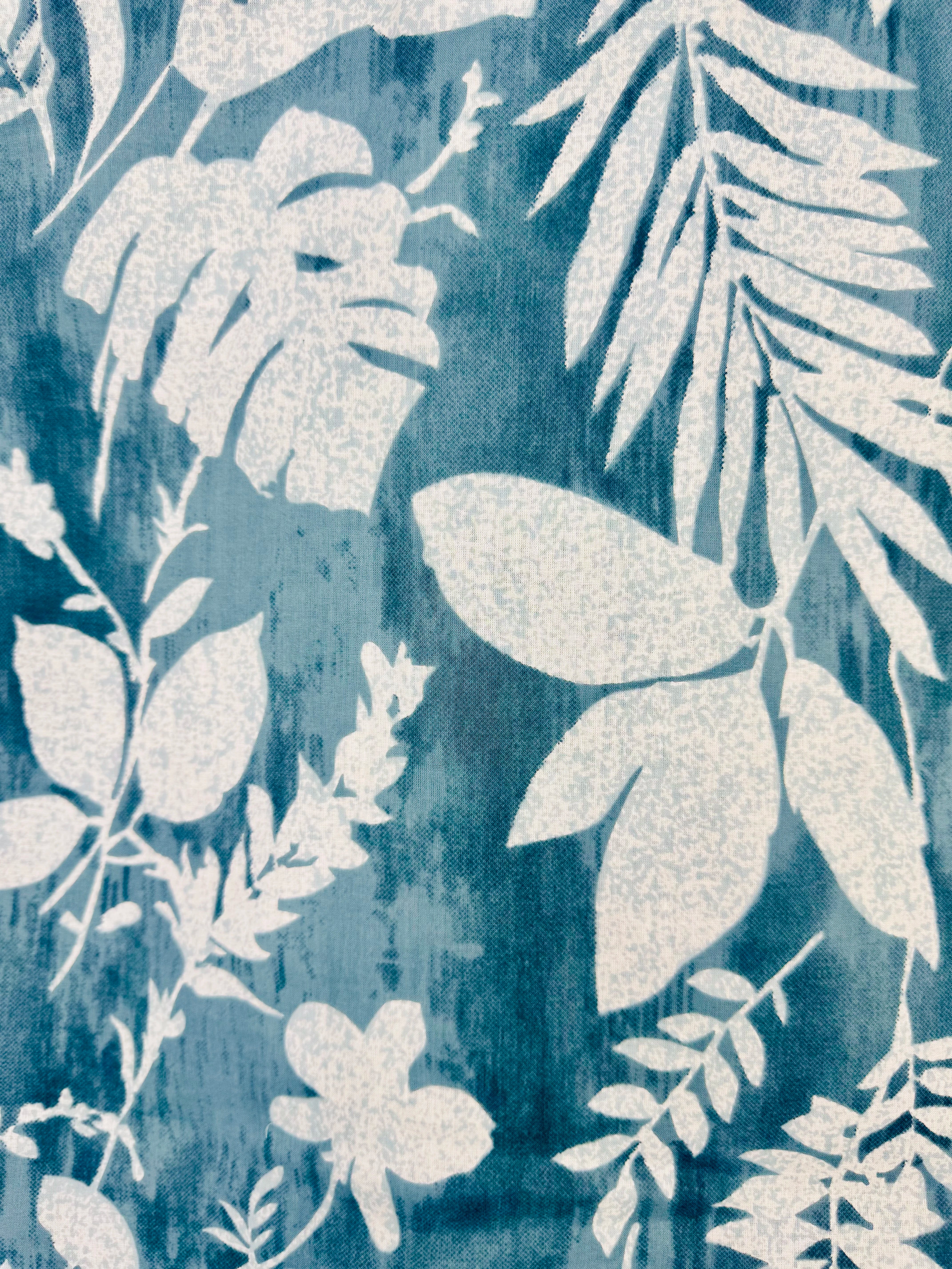 Lagoon Leaf Printed Half Sleeves Shirt