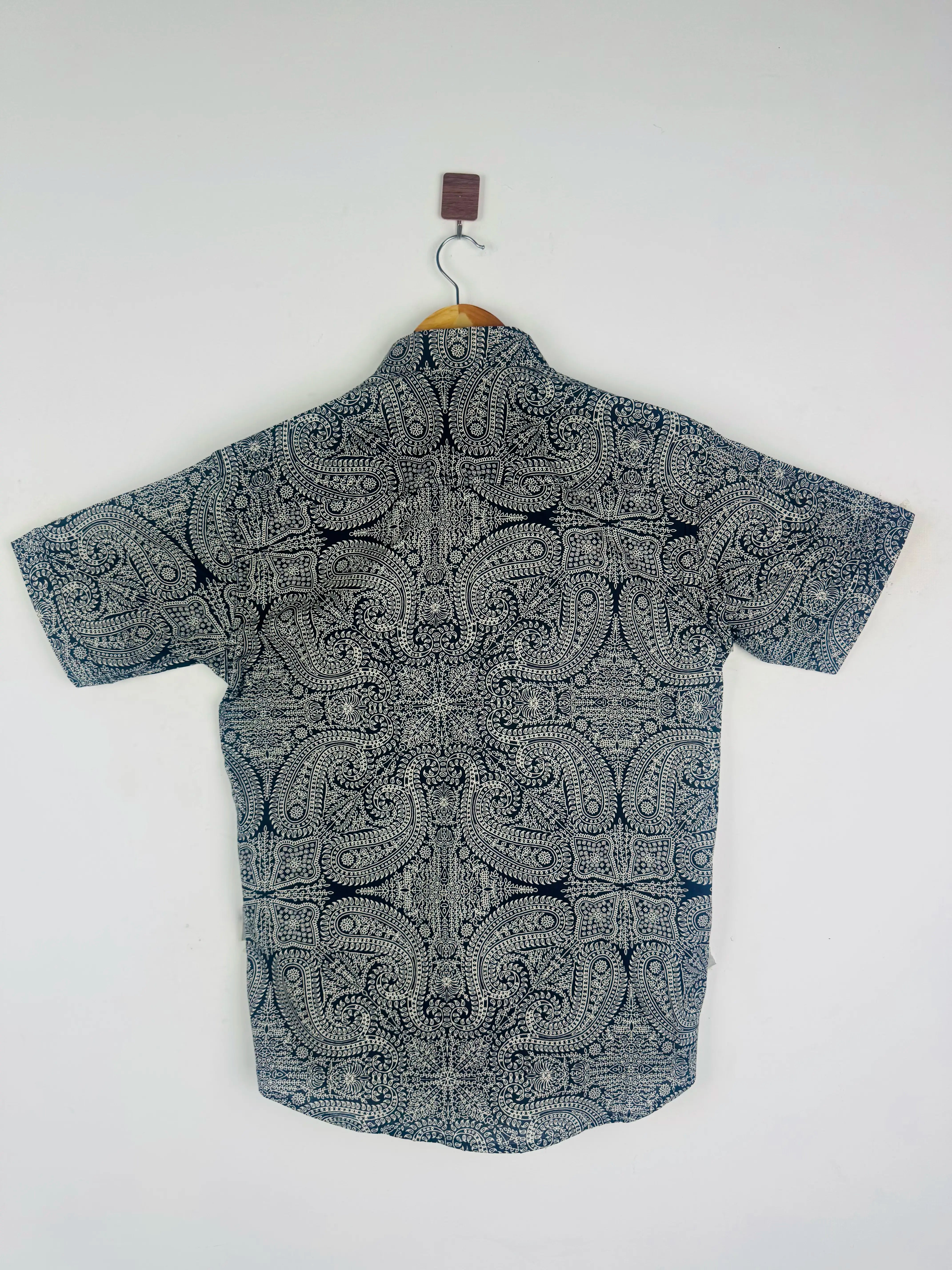 Midnight Paisley Half Sleeves Shirt