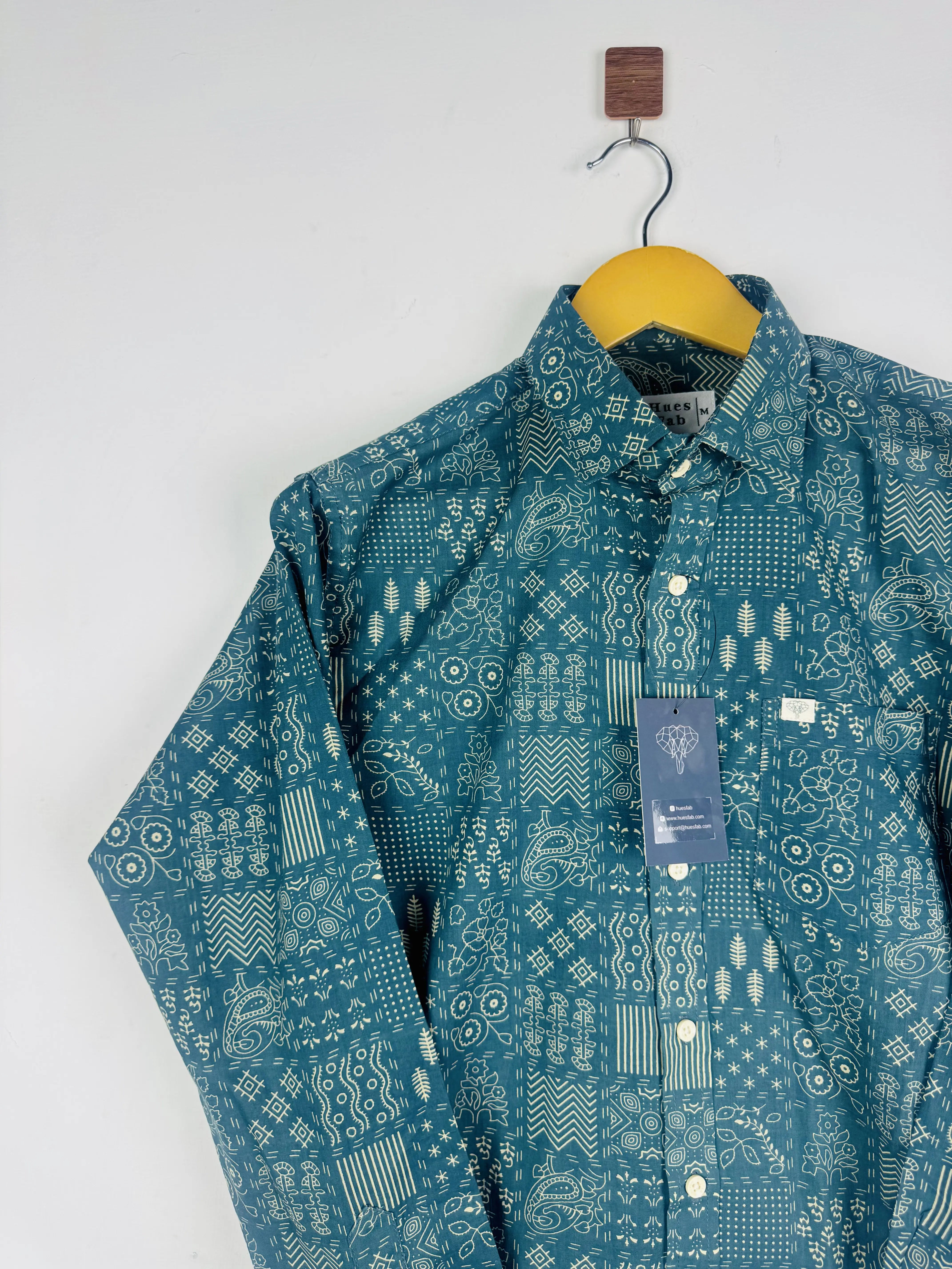 Aqua heritage Full Sleeves Shirt