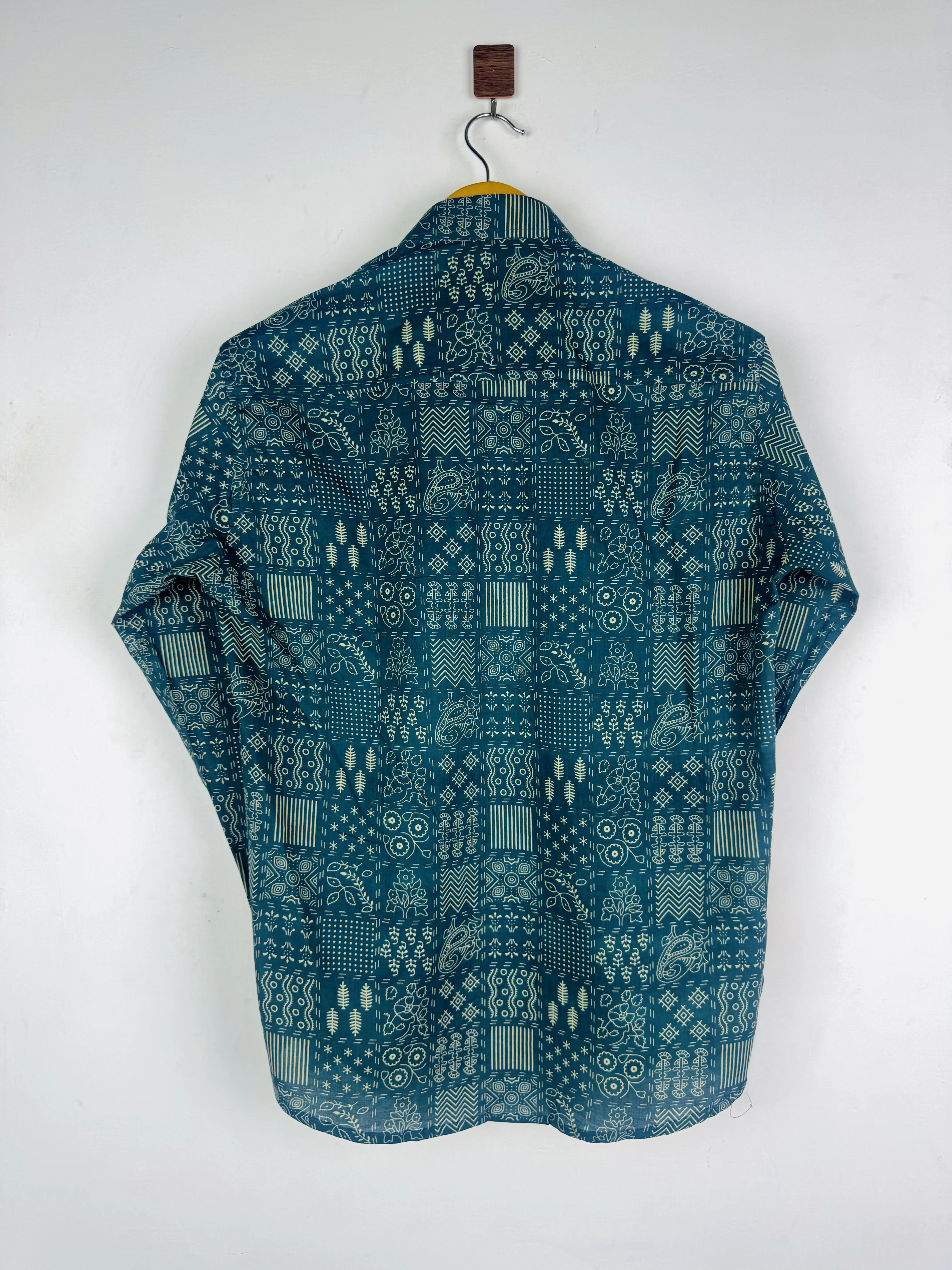 Aqua heritage Full Sleeves Shirt