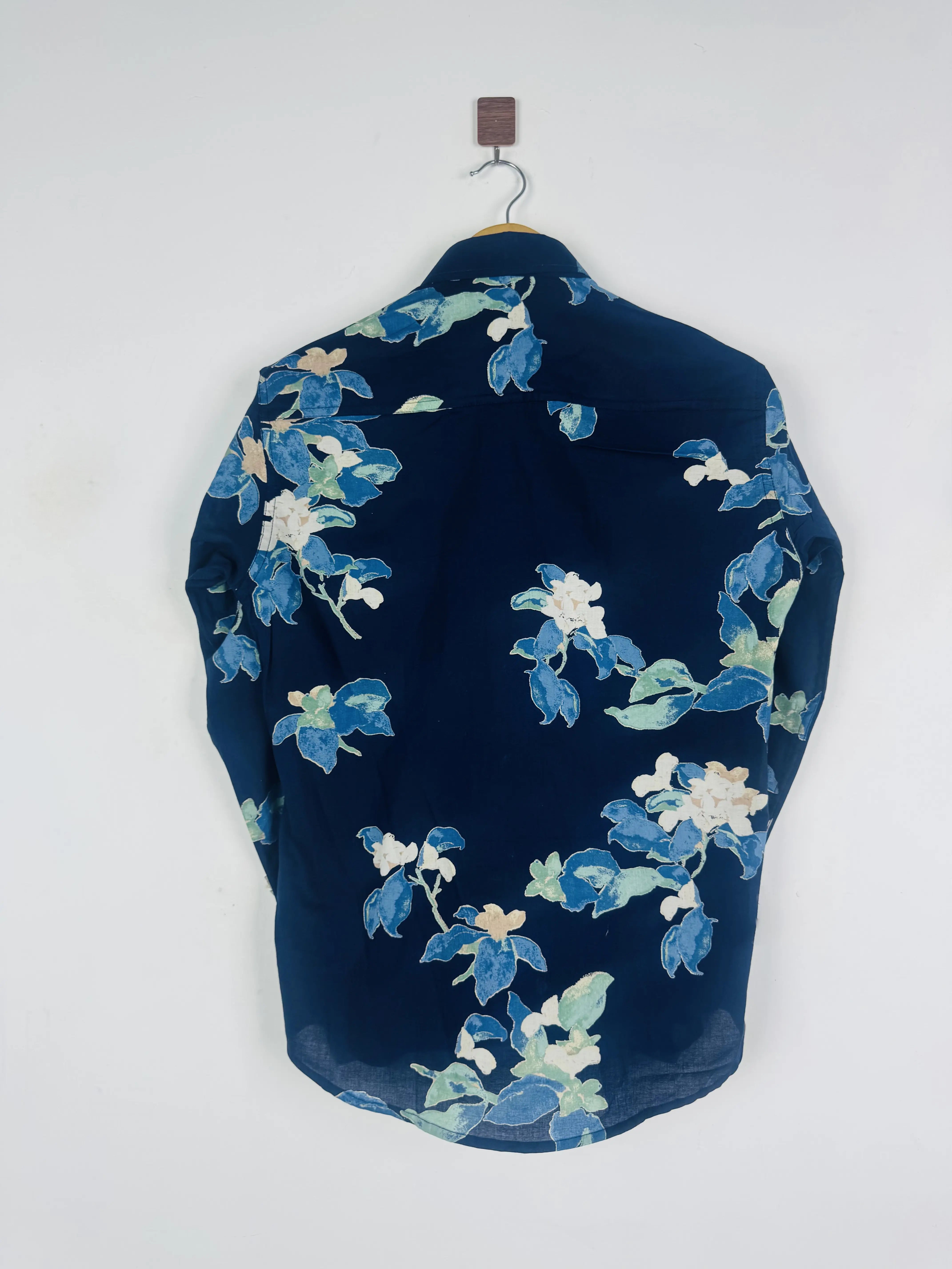 Navy orchid Full Sleeves Shirt