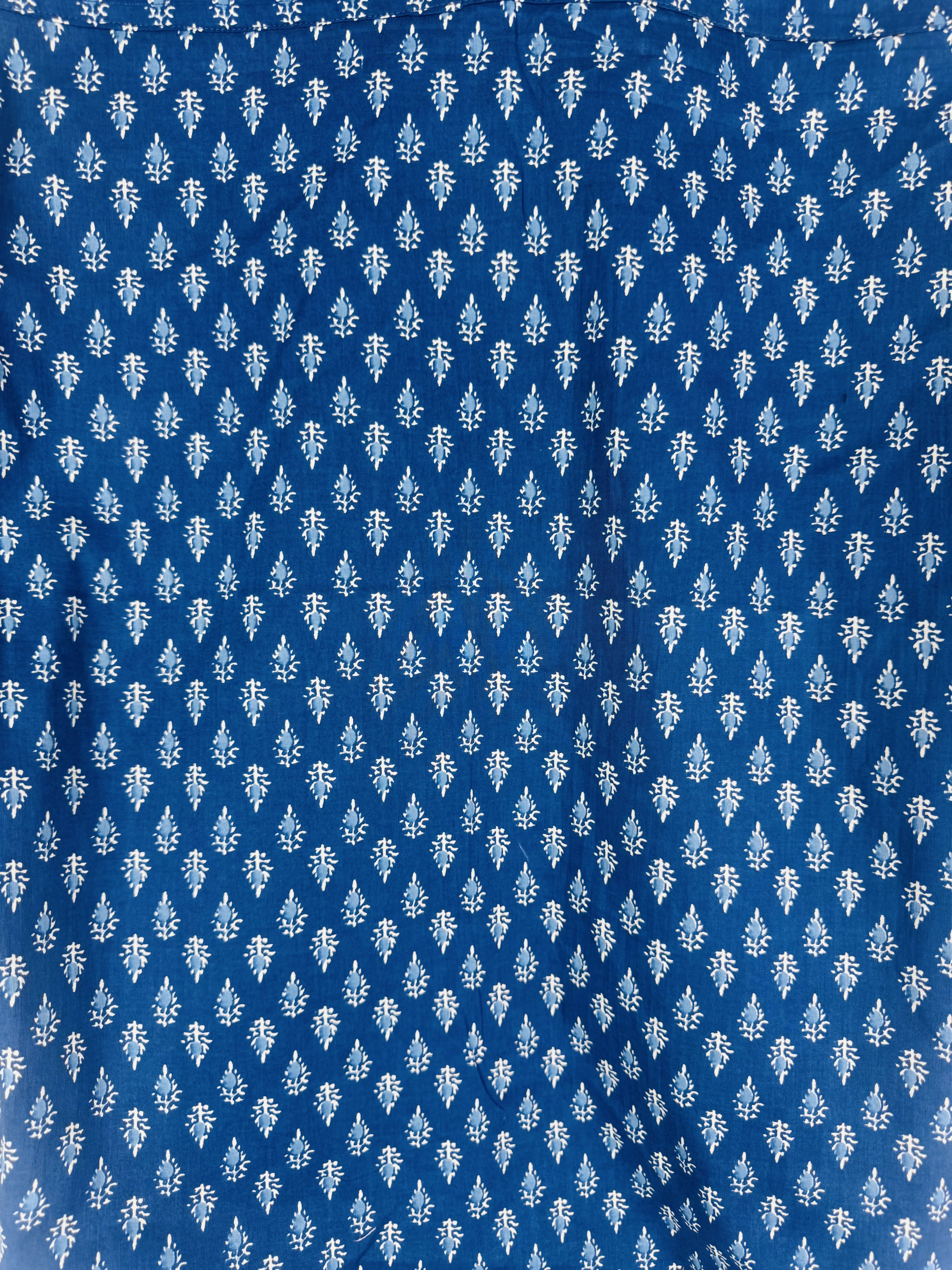 Navy Blue Craft Full Sleeves Shirt