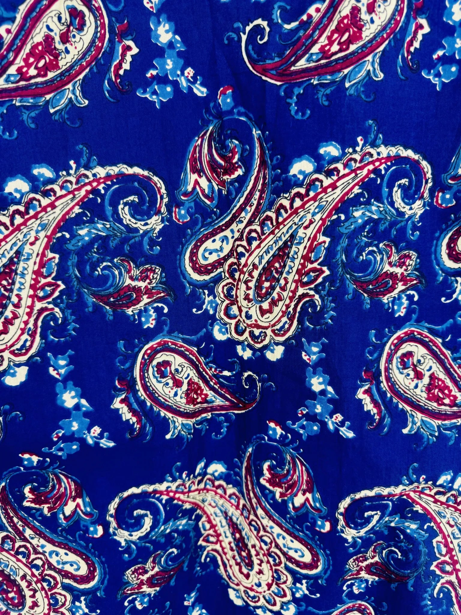 Royal ink paisley Full Sleeves Shirt