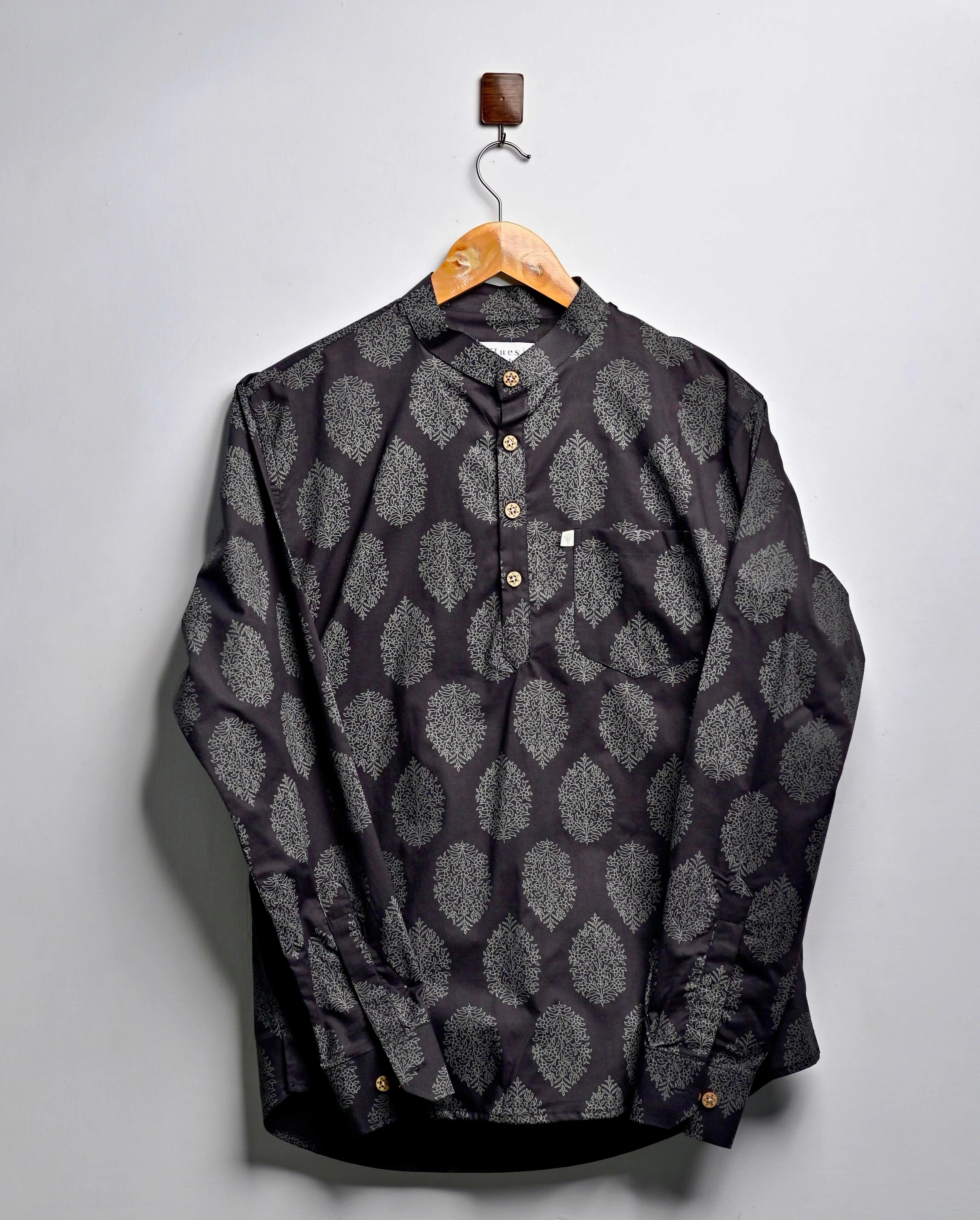 Midnight Motif Printed short kurta