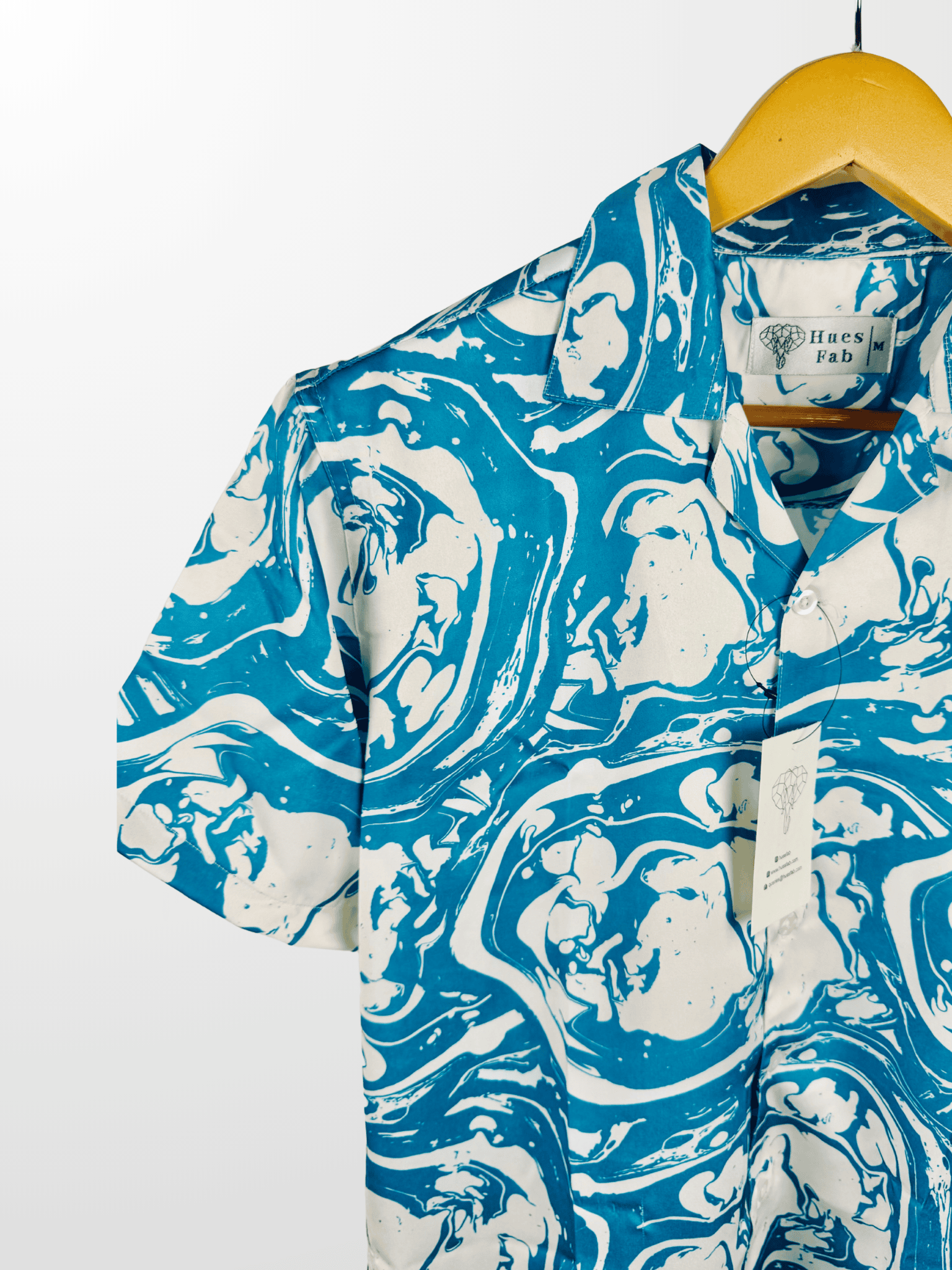 Blue Marble Cuban Collar Resort Shirt