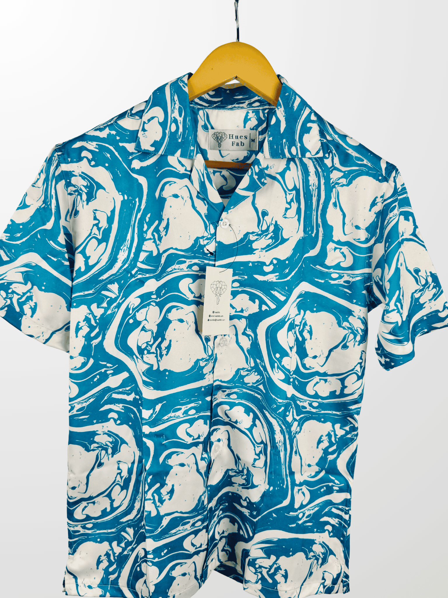 Blue Marble Cuban Collar Resort Shirt
