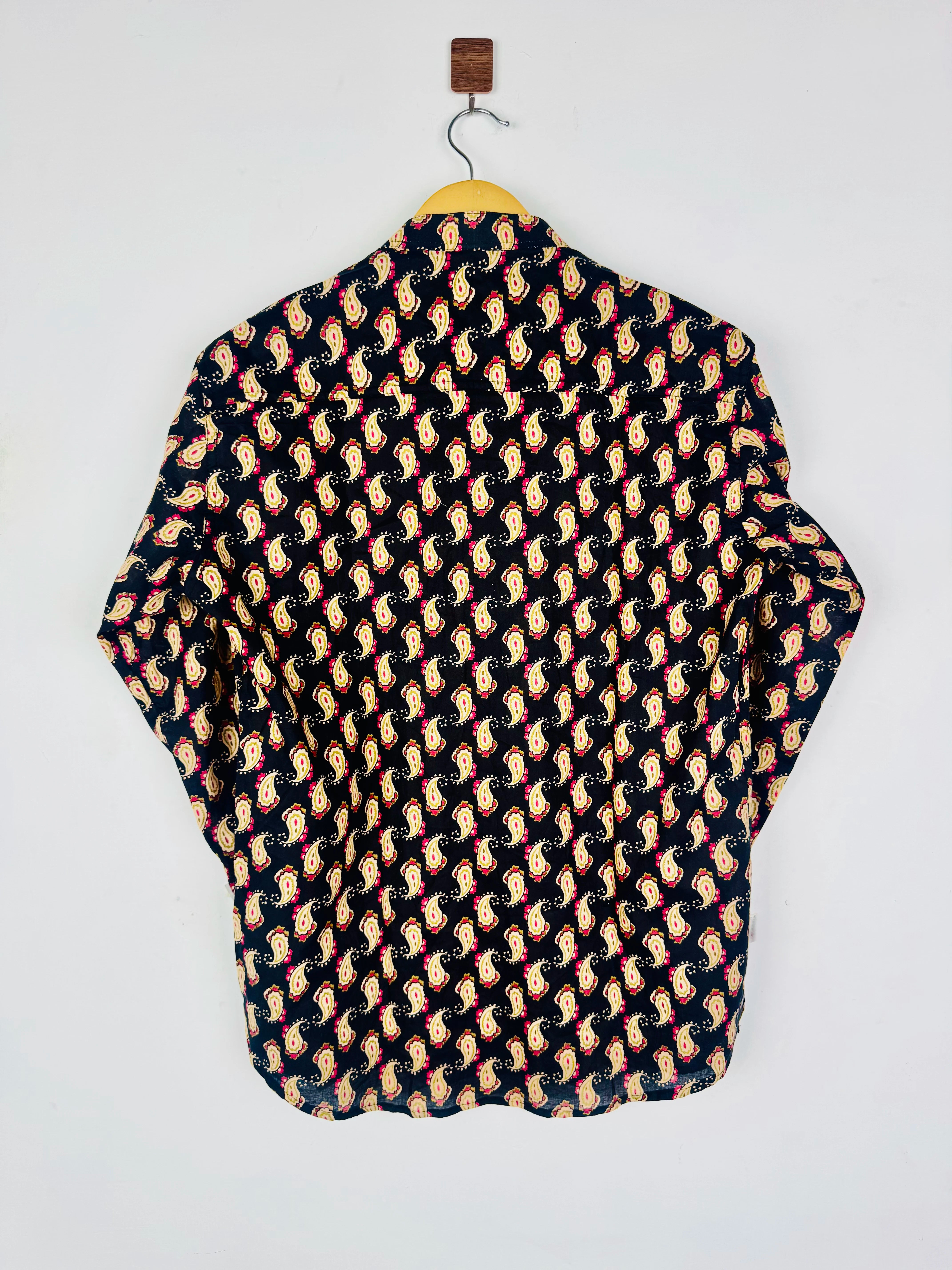 Kalamkari Noir Printed Short Kurta