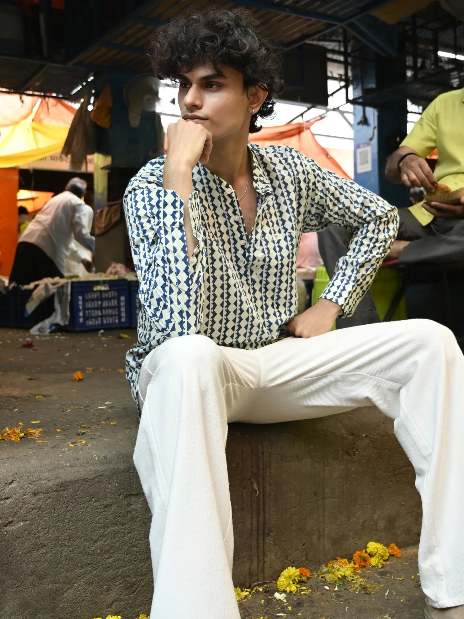 Ink Trail Short Kurta