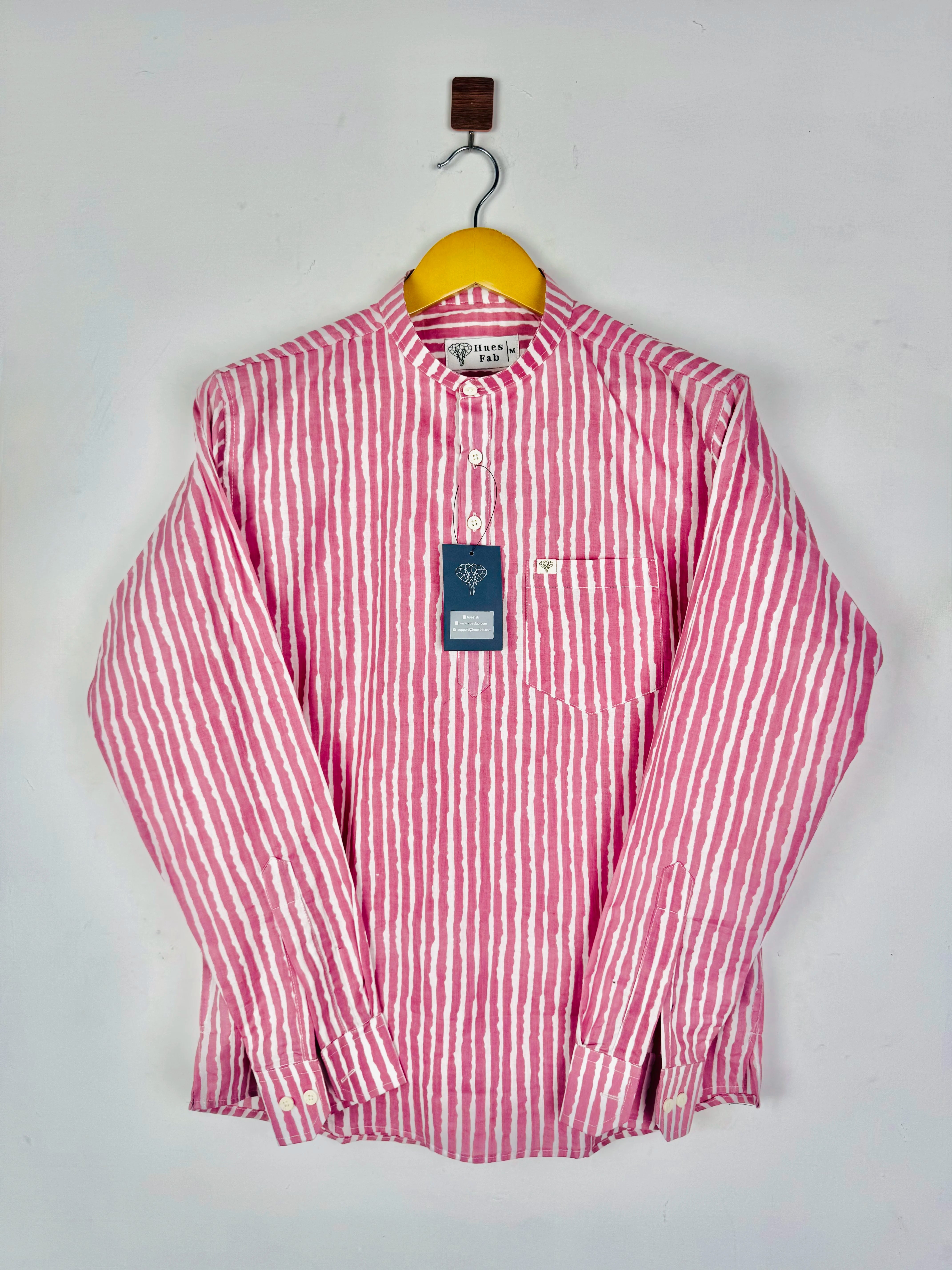 Coral Lining Printed Short Kurta