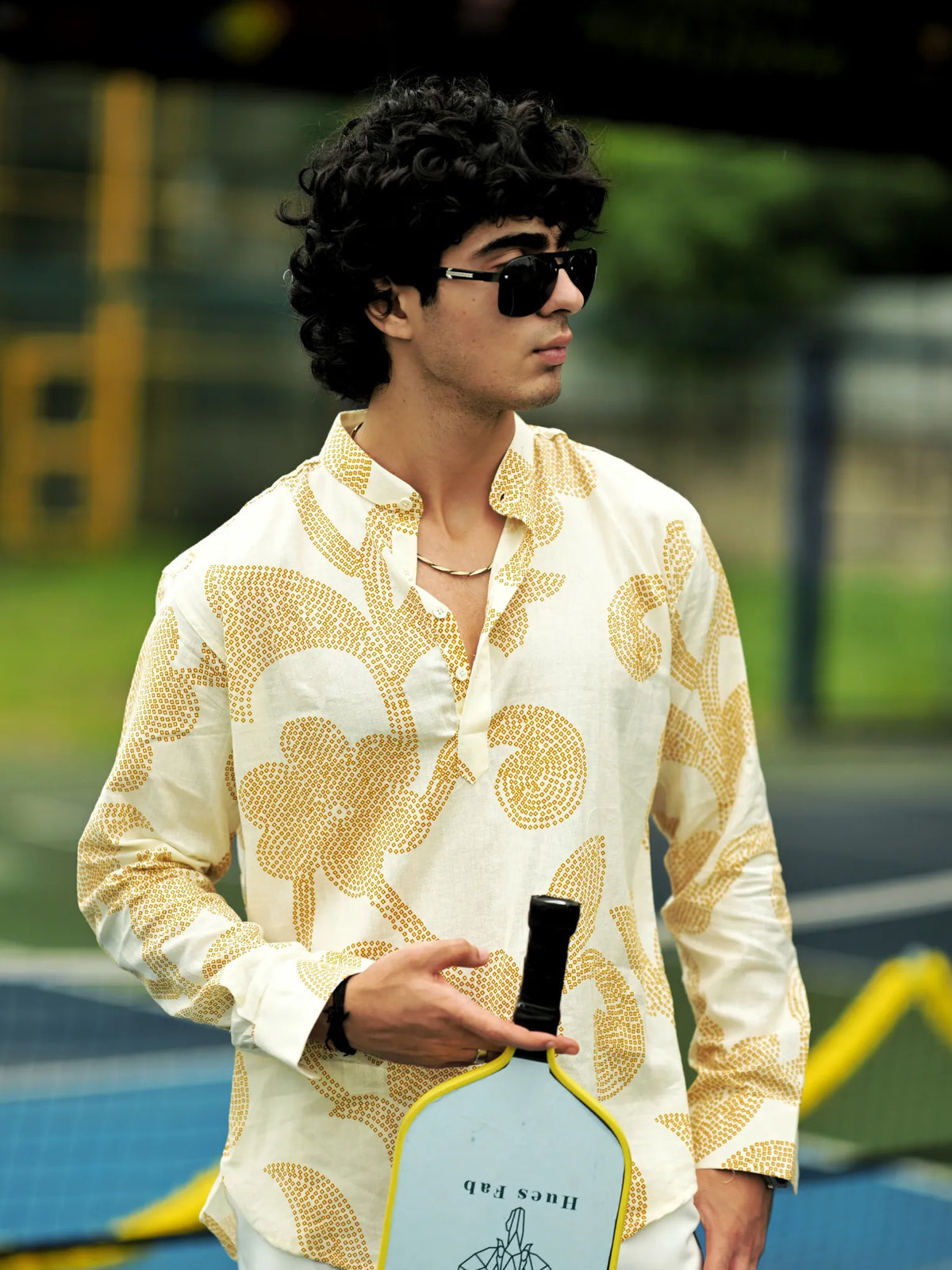Mustard Leaf Cotton short kurta