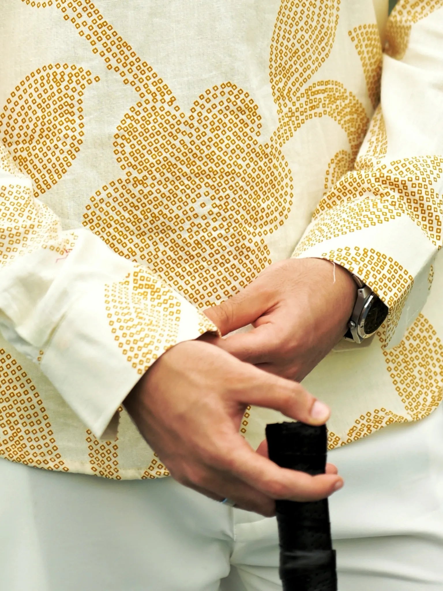 Mustard Leaf Cotton short kurta