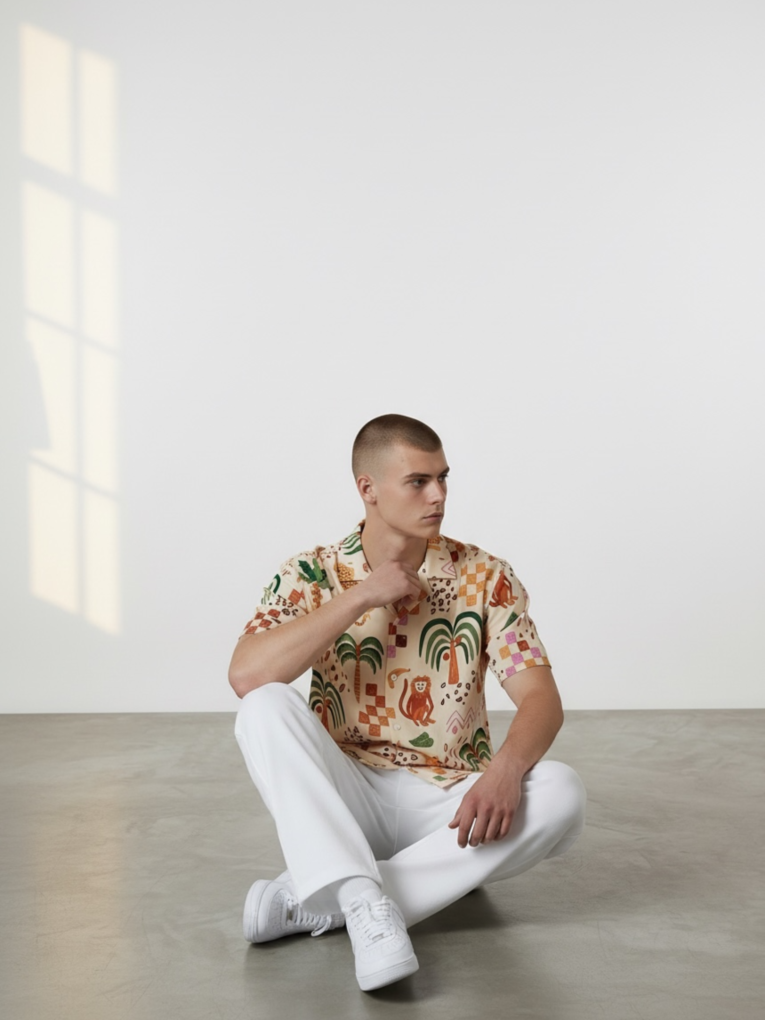 Wild Tropics Cuban Collar Resort Shirt