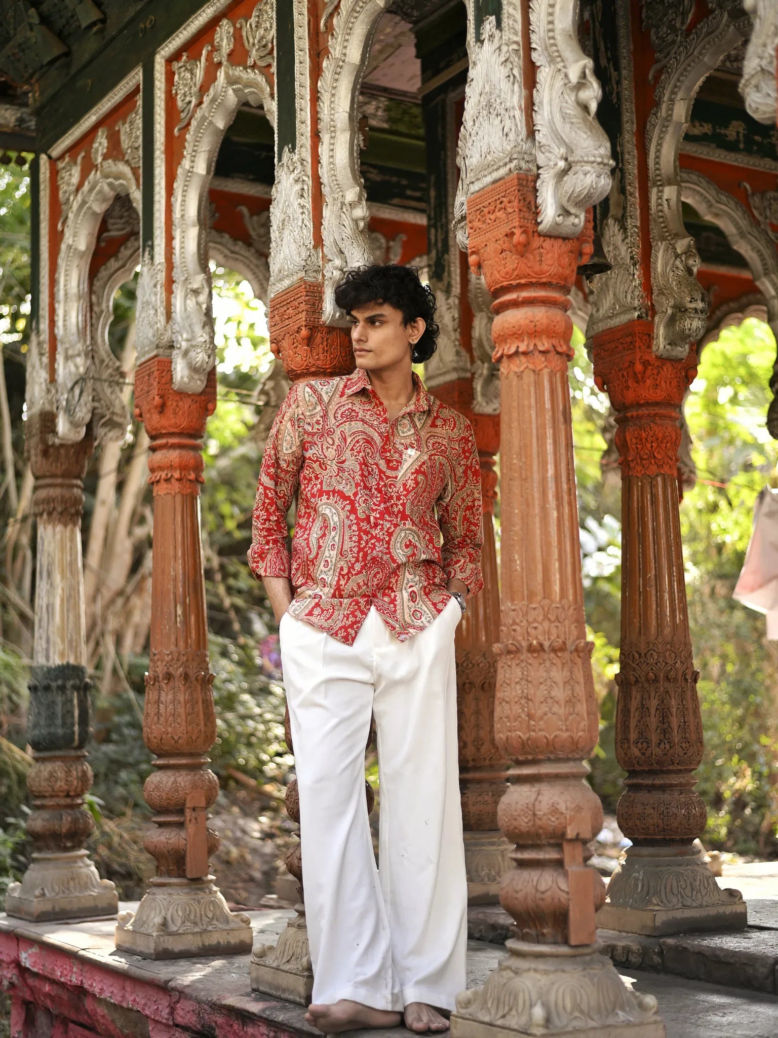 Red Mafia Full Sleeves Shirt