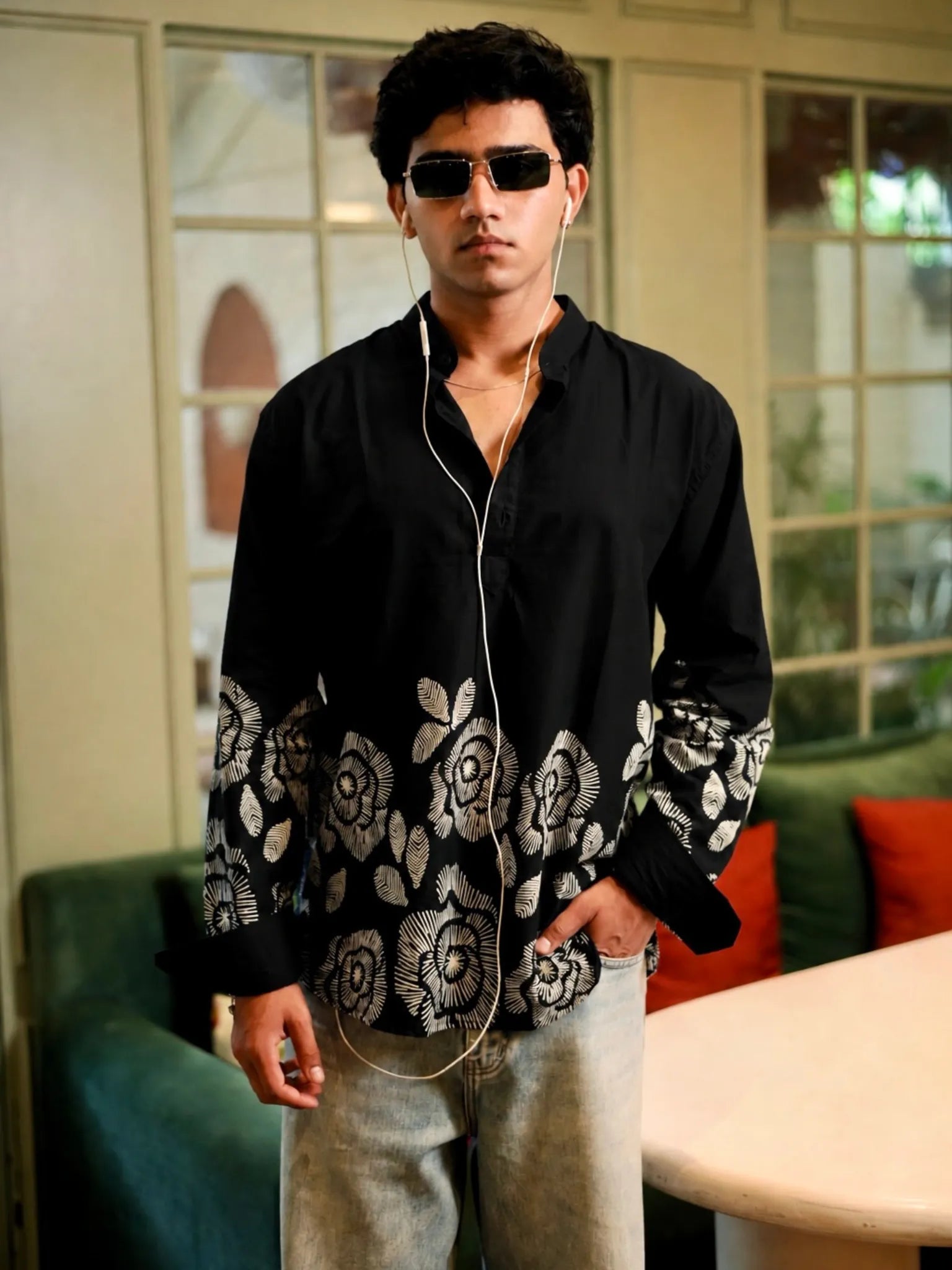 Midnight Placement Short Kurta