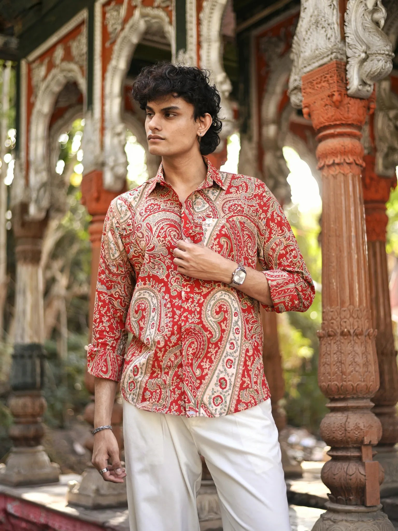 Red Mafia Full Sleeves Shirt