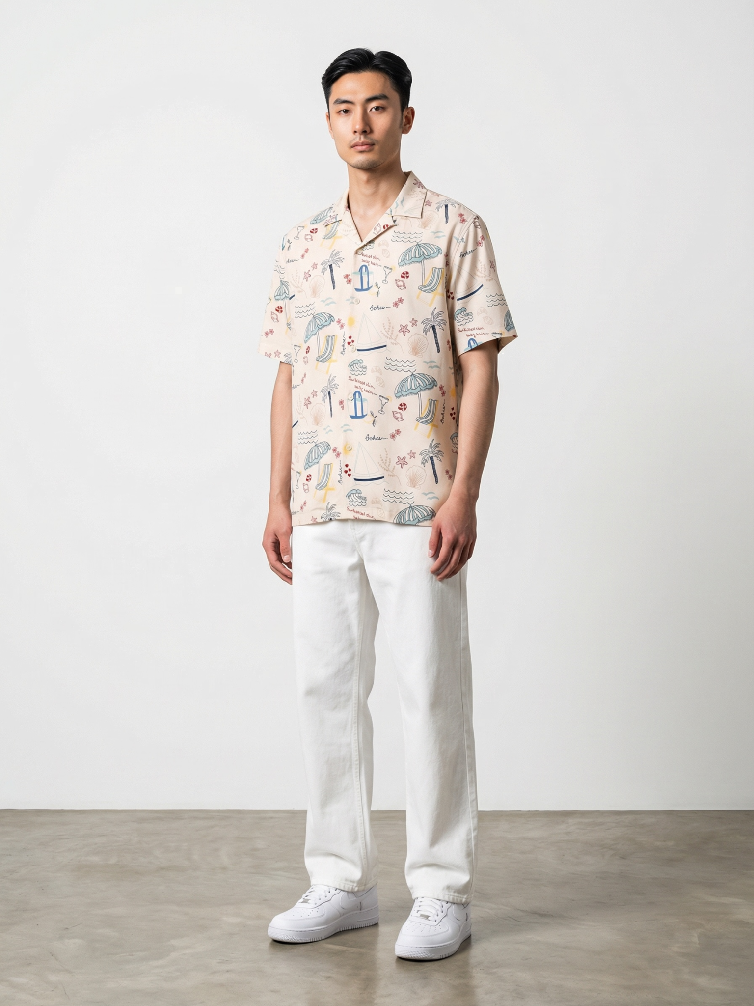 Palm Coast Cuban Collar Resort Shirt