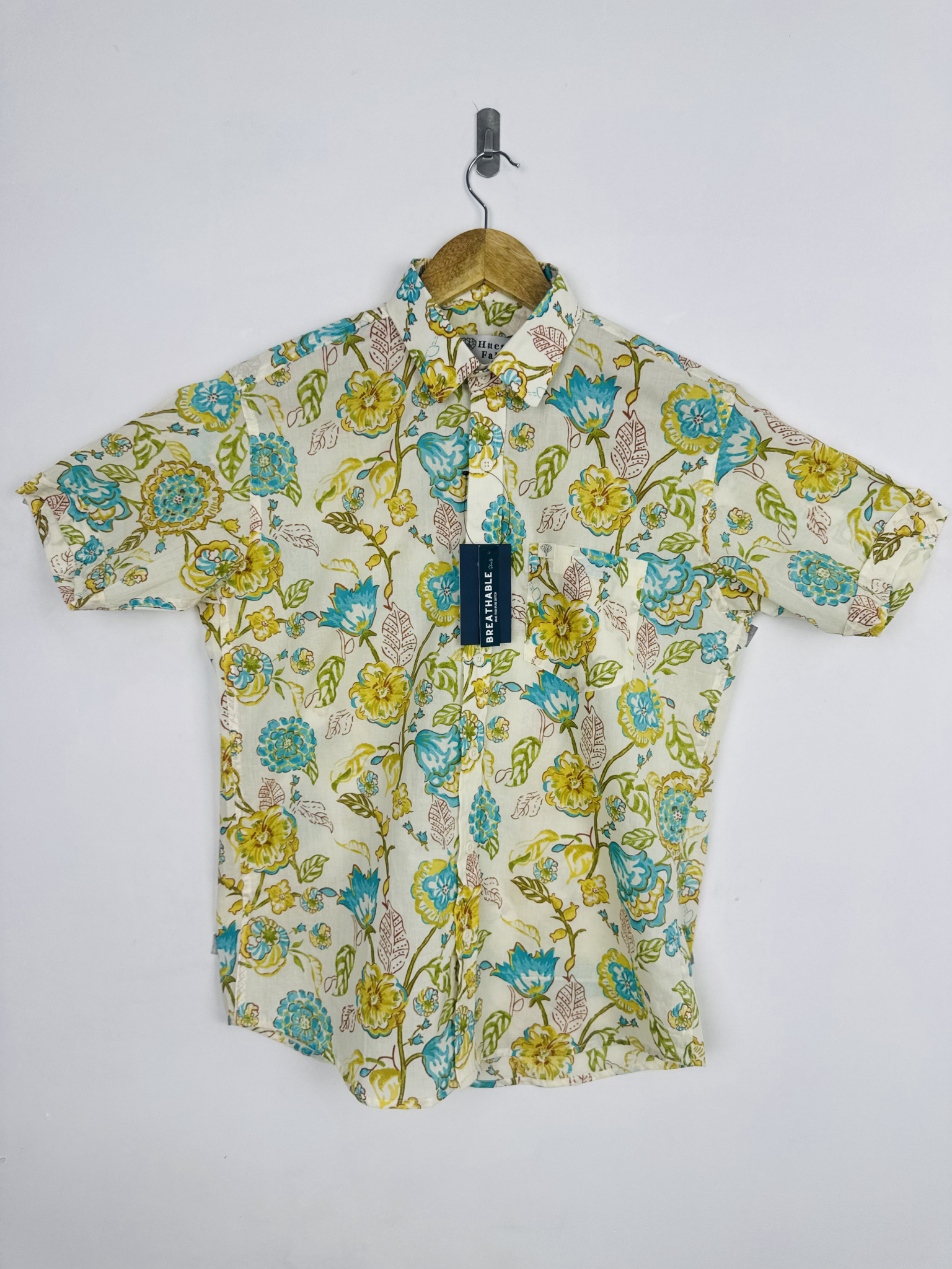 Floral Drift Half Sleeves Shirt