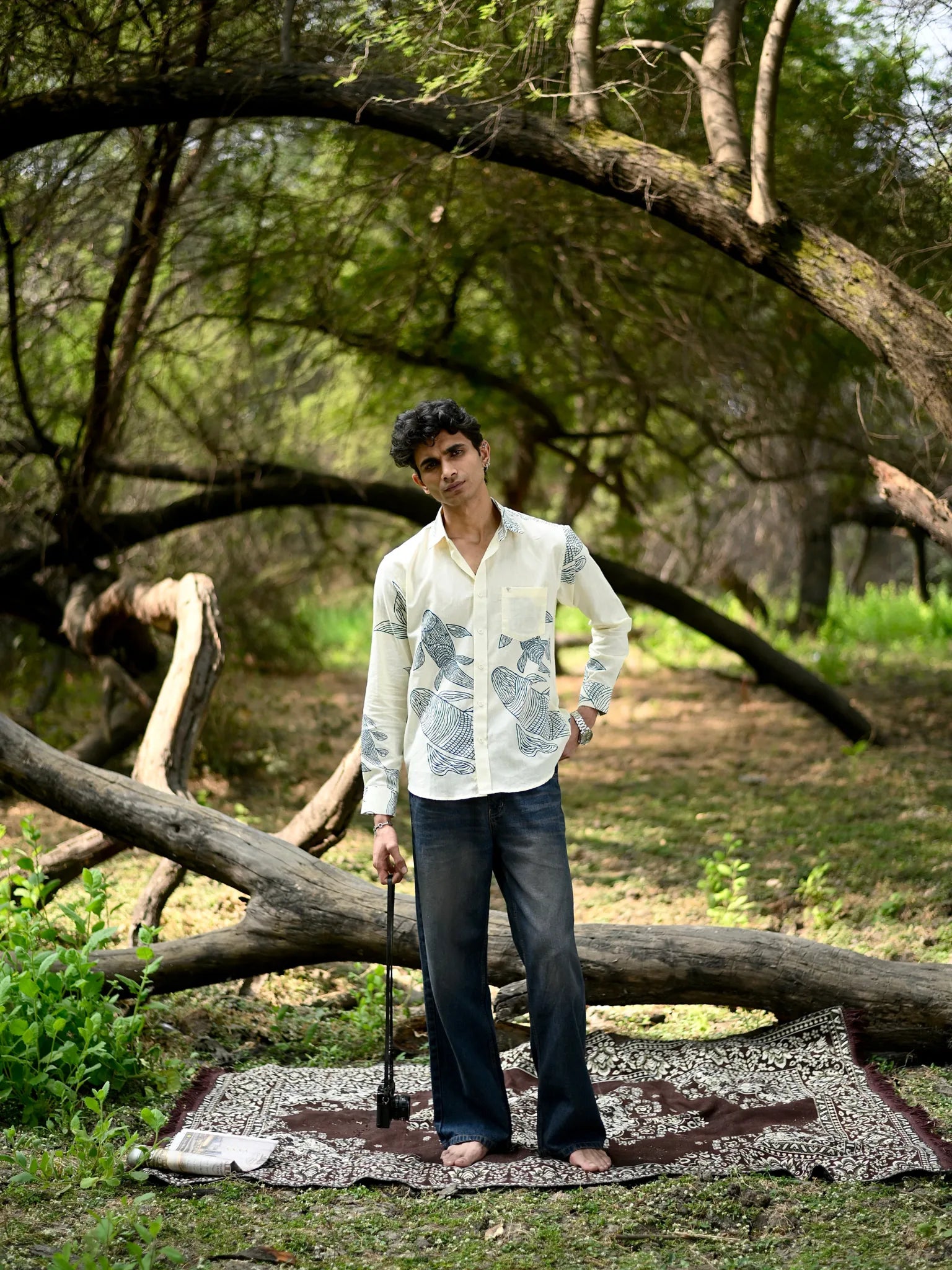 Blue Fish Full Sleeves Shirt