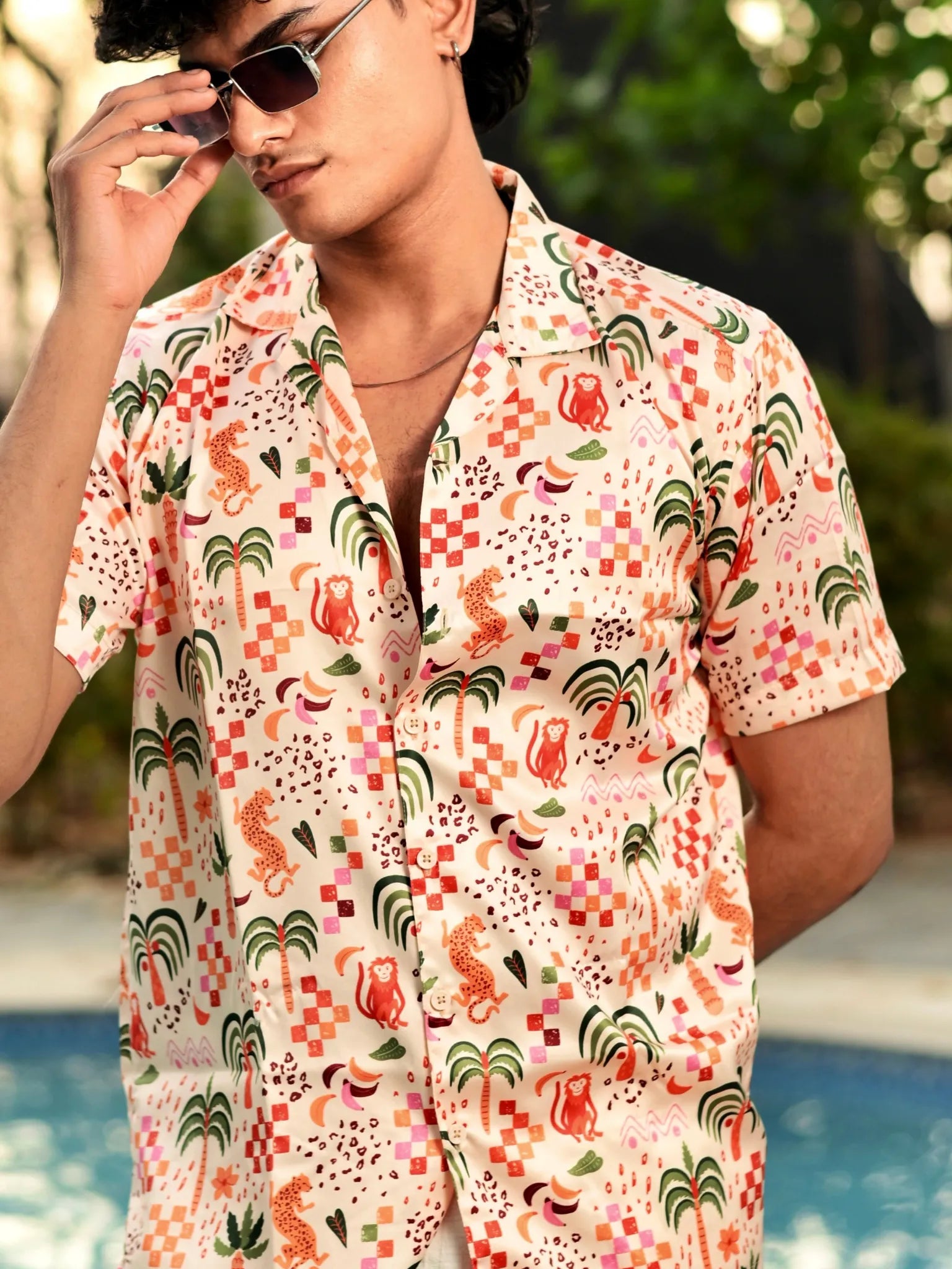Wild Tropics Cuban Collar Resort Shirt