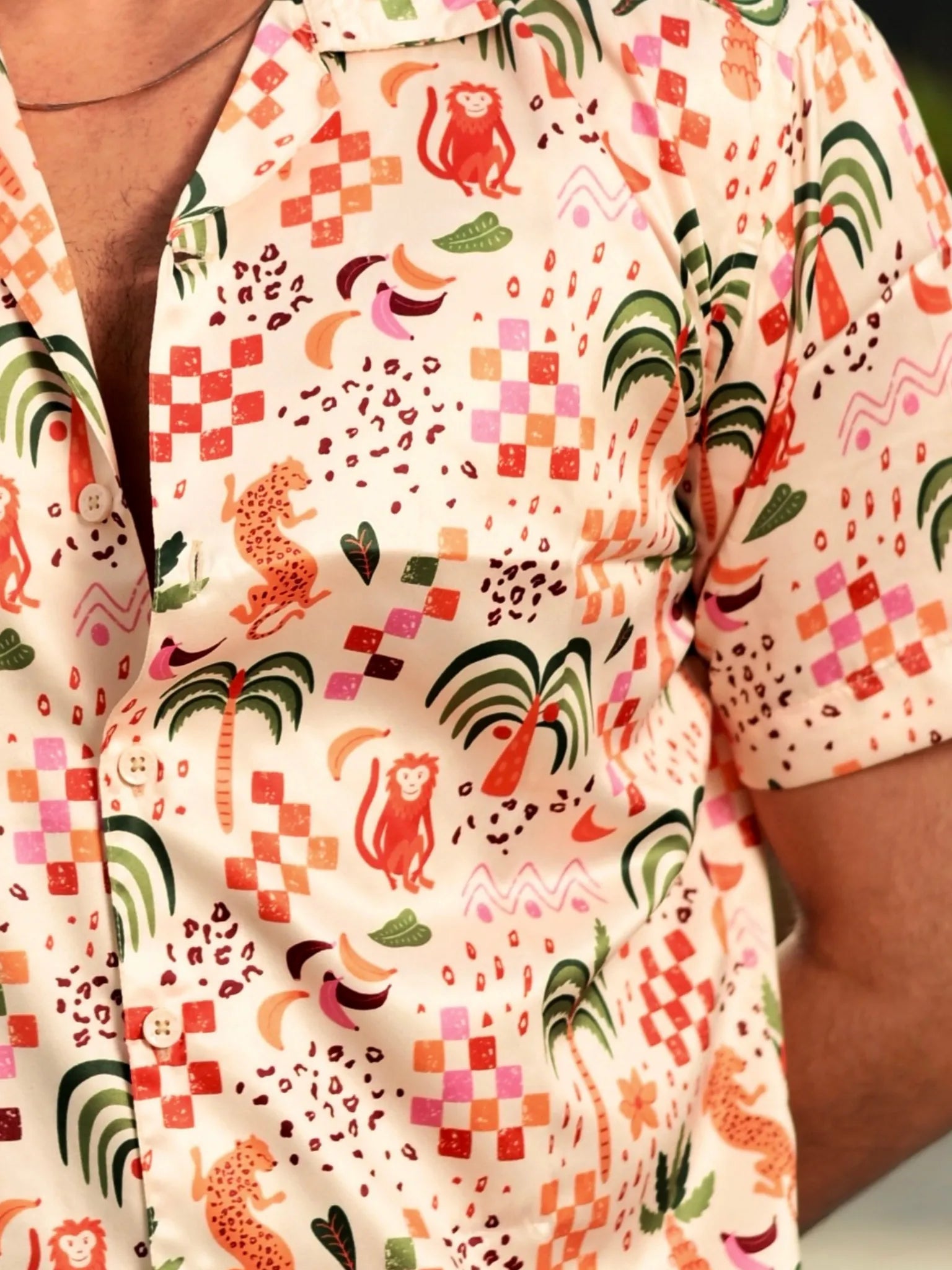 Wild Tropics Cuban Collar Resort Shirt
