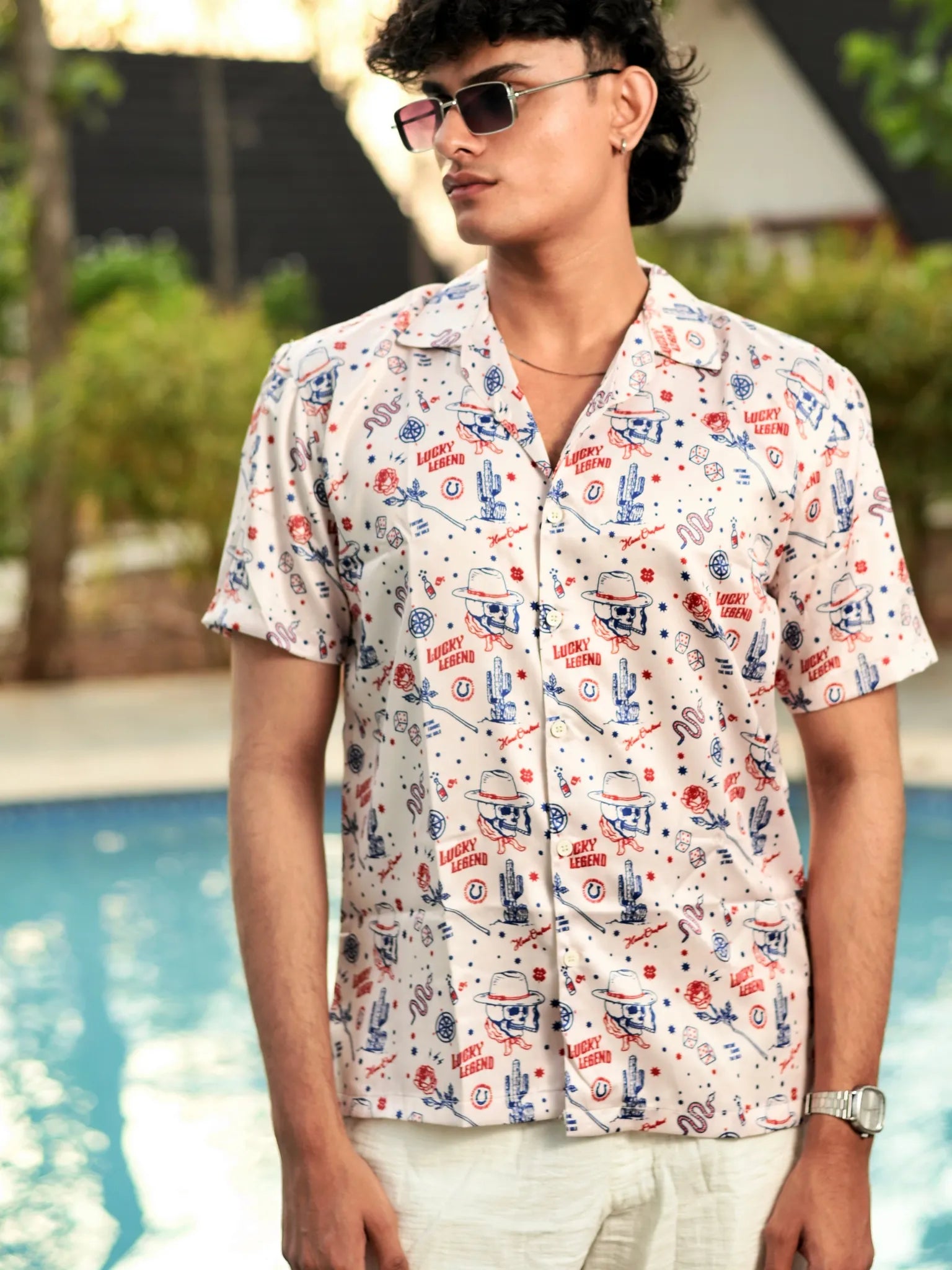 Wild West Cuban Collar Resort Shirt