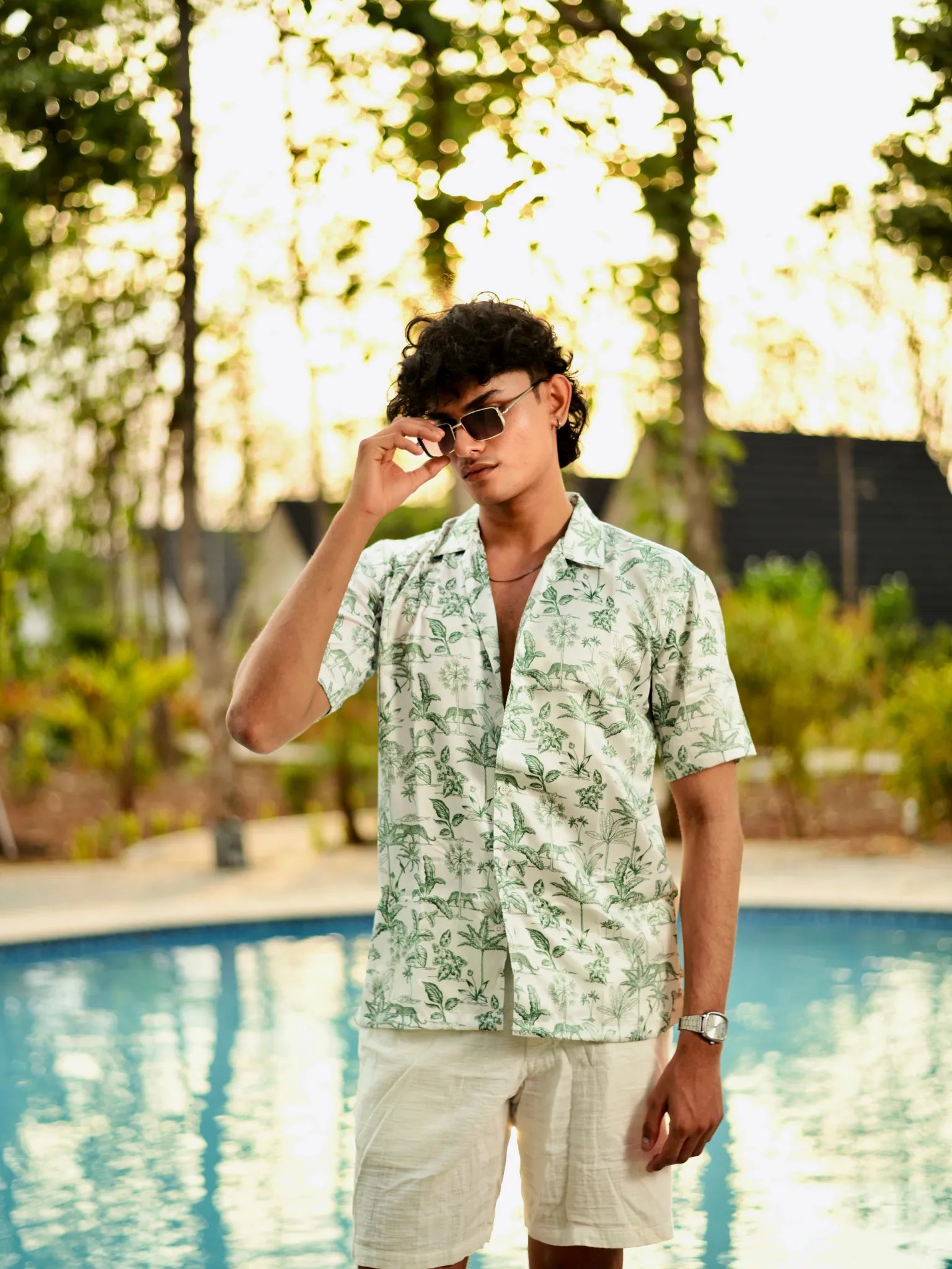 Tropic Jungle Cuban Collar Resort Shirt