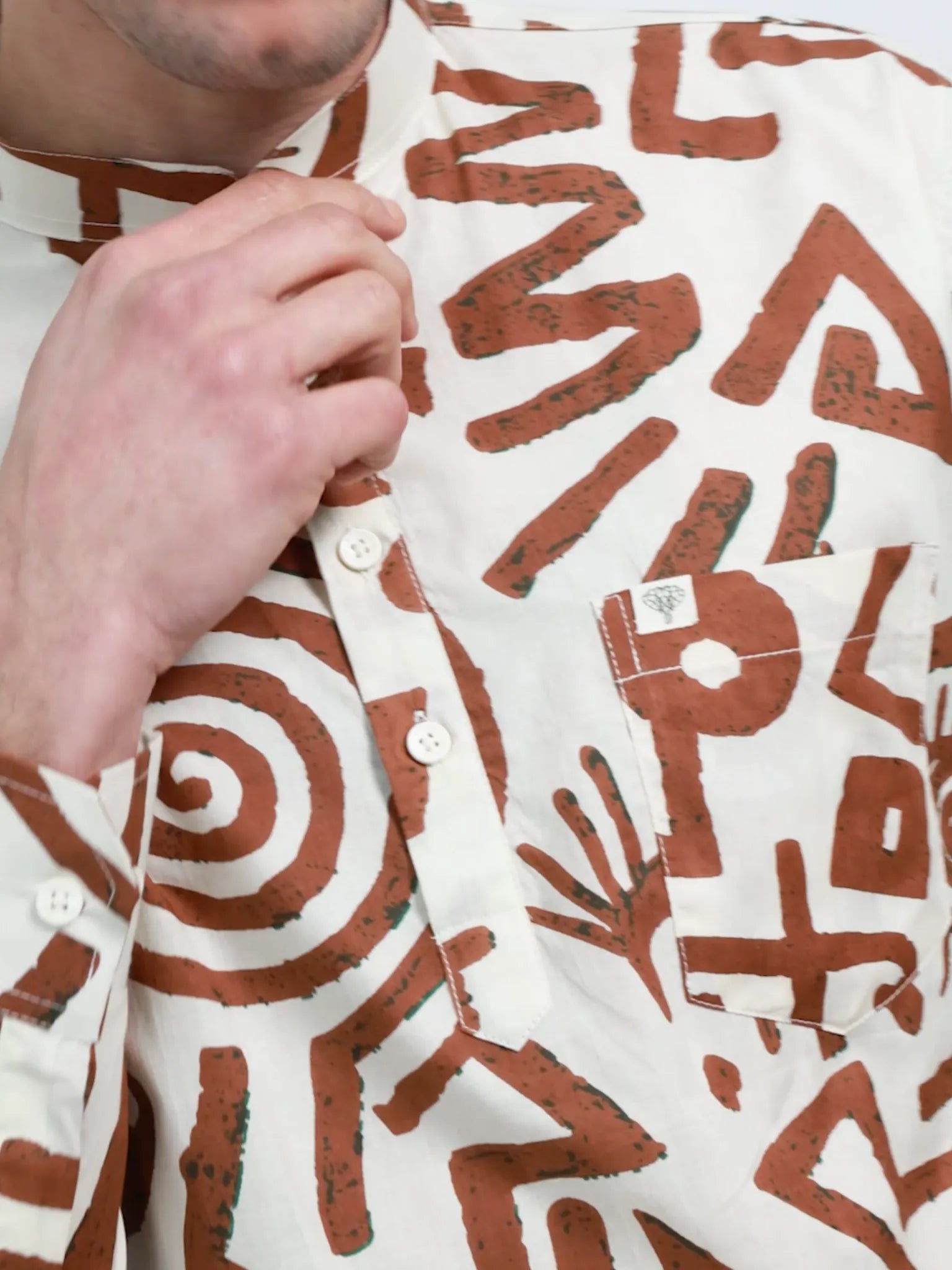 Brown Celestial short kurta