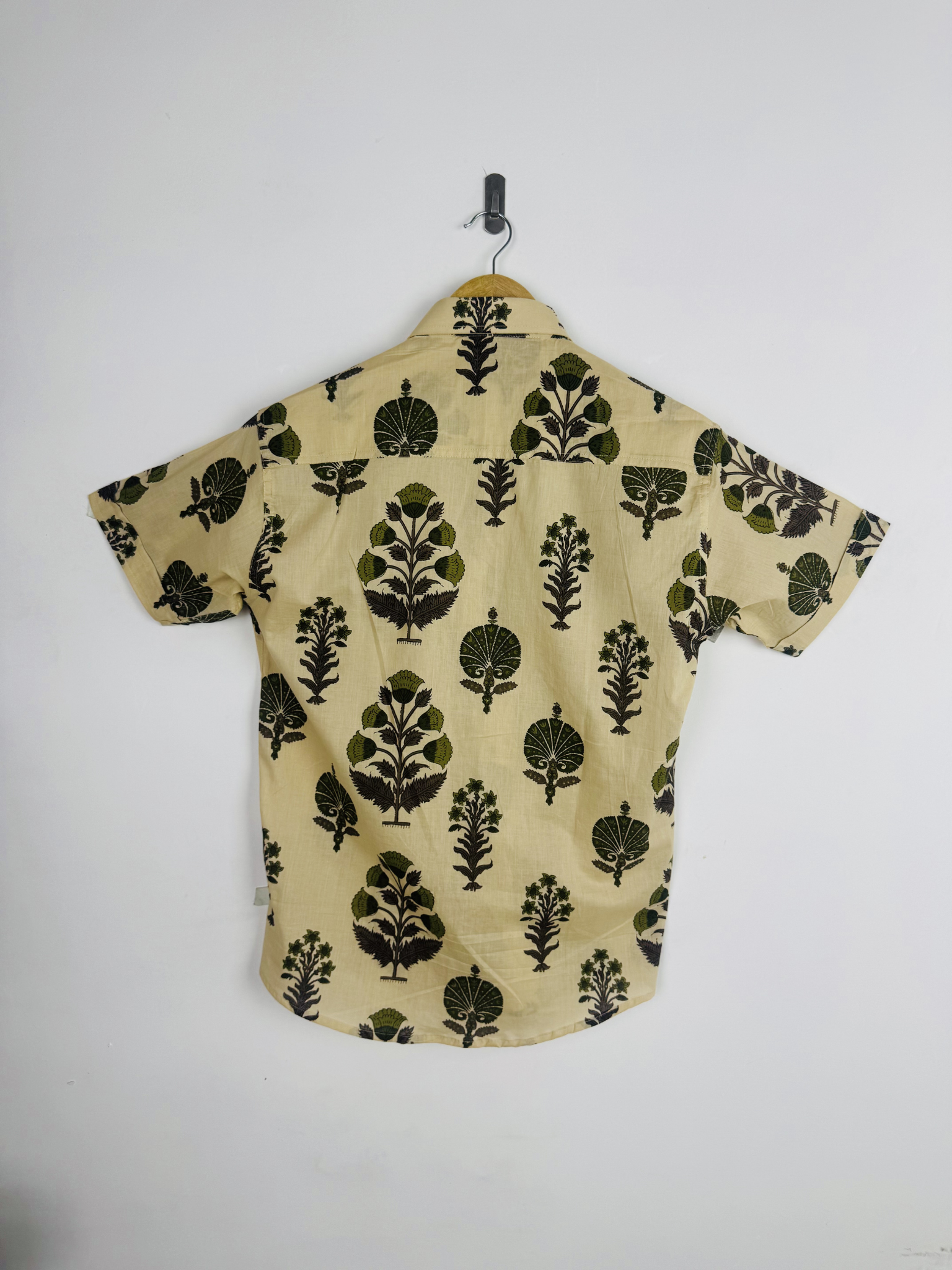 Ivory Bloom Half Sleeves Shirt