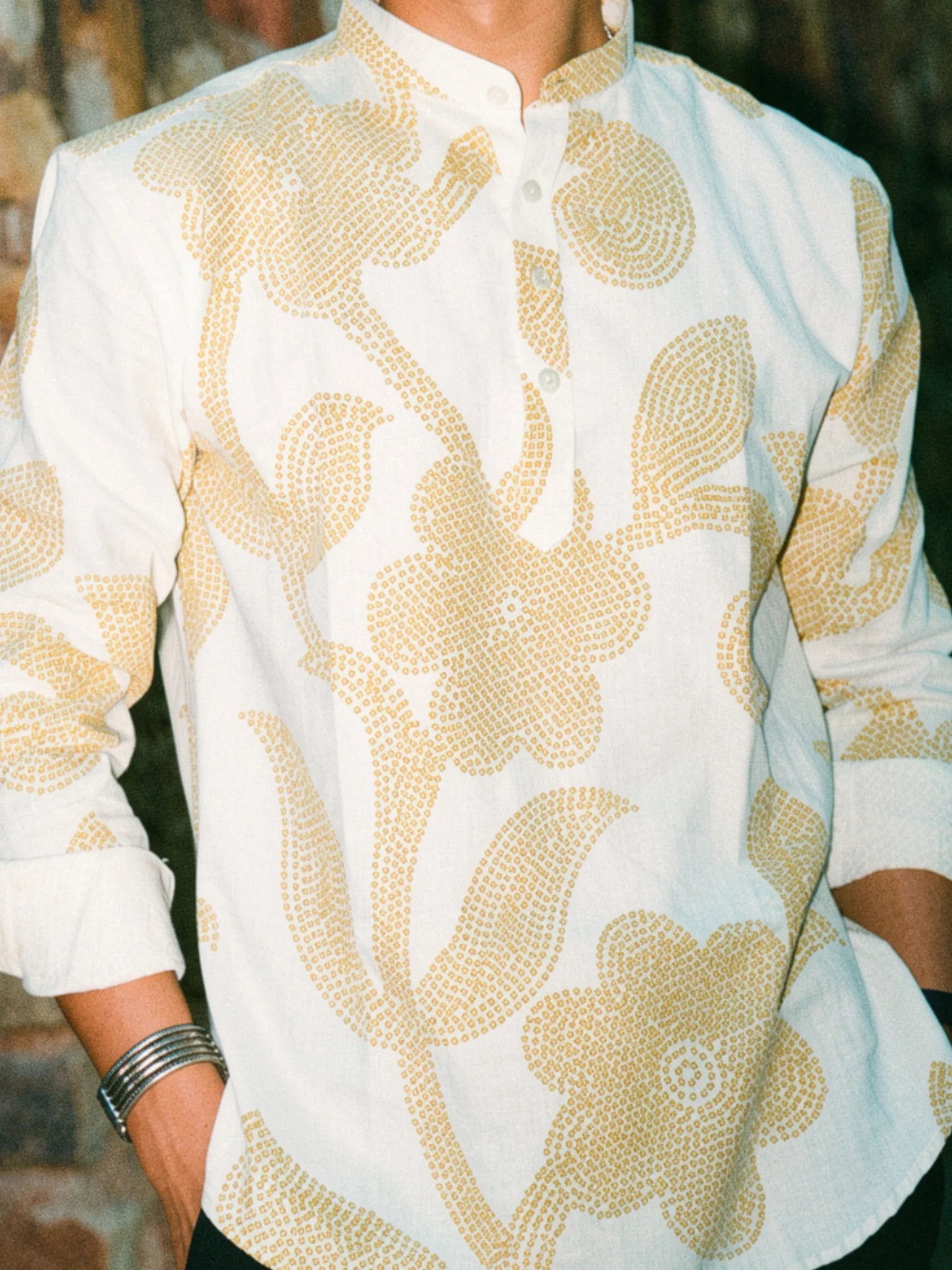 Mustard Leaf Cotton short kurta