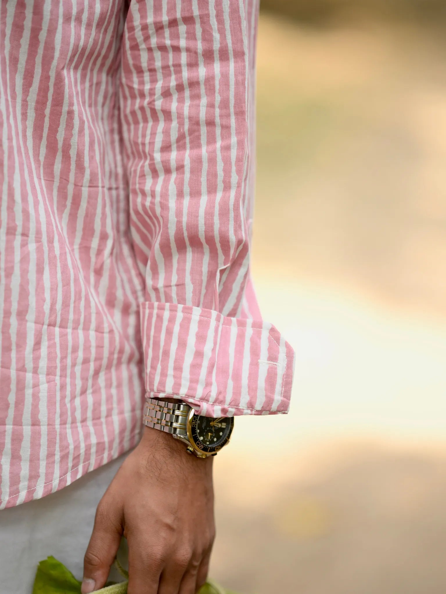 Coral Lining Printed Short Kurta