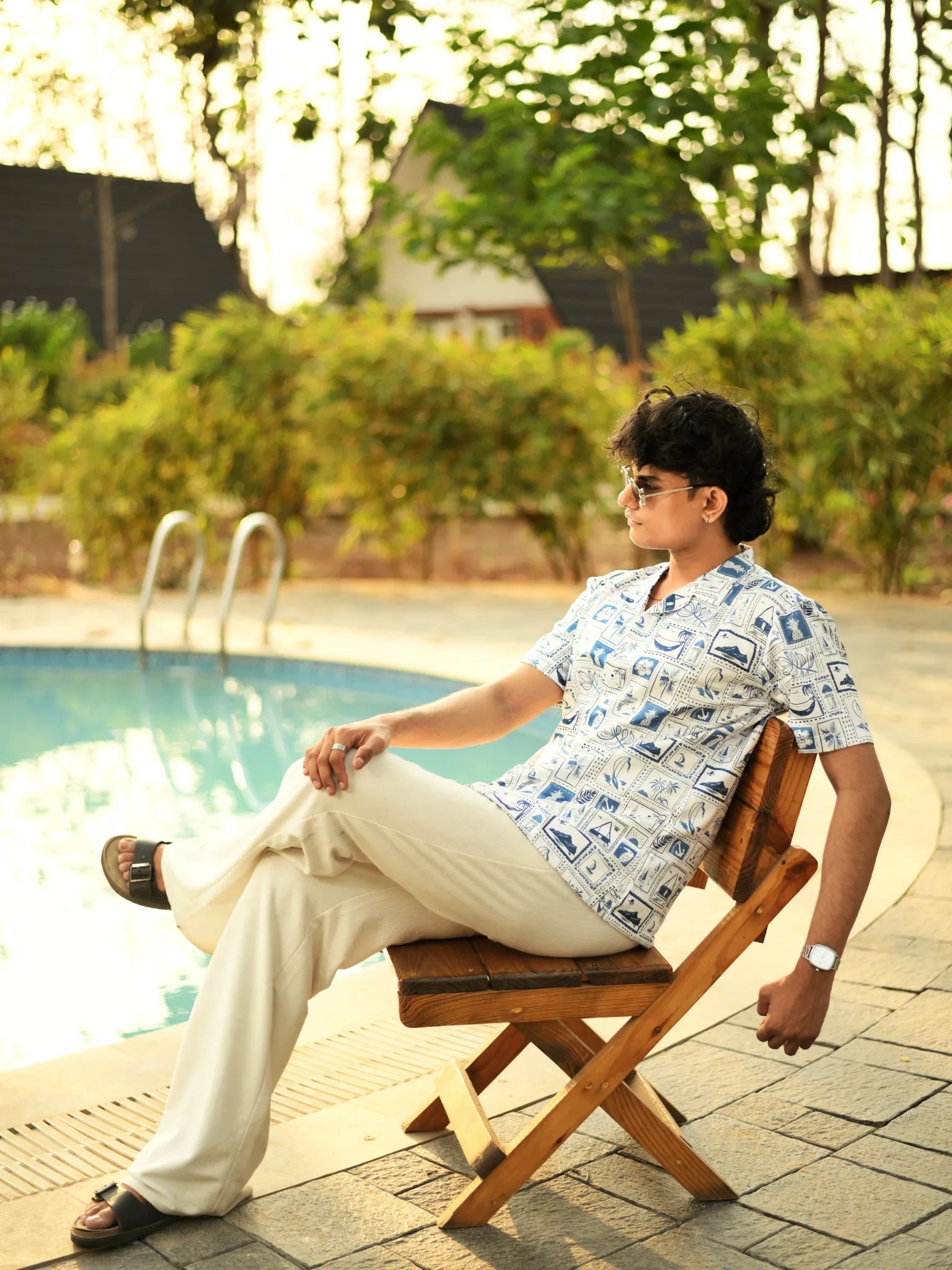 Coastal Postcards Cuban Collar Resort Shirt