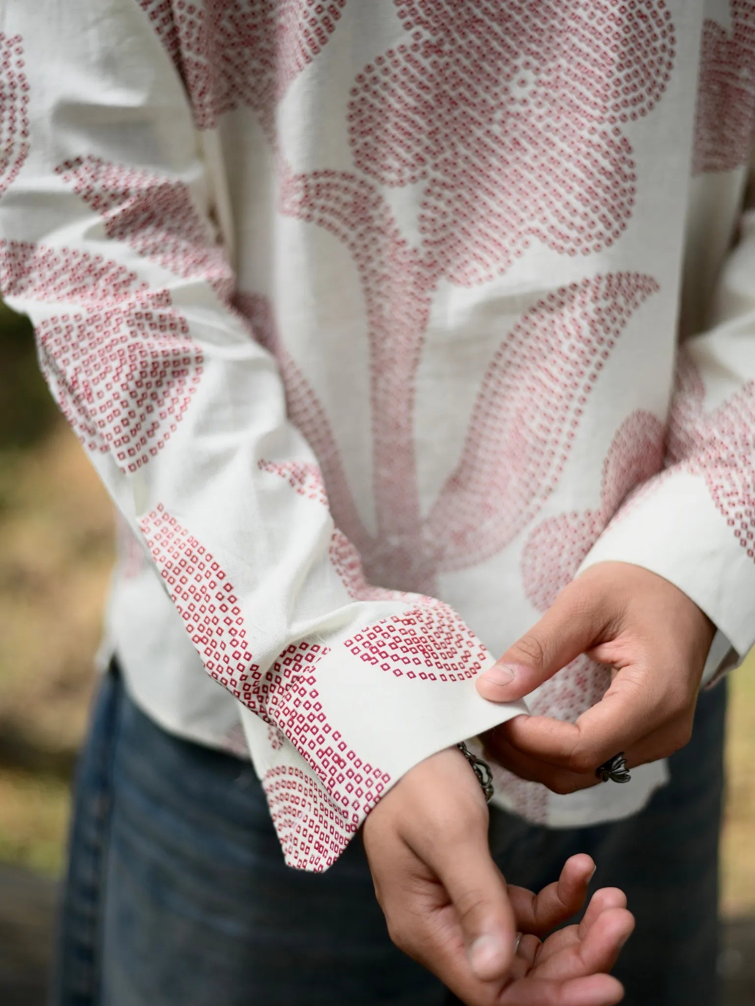 Ruby Leaf Cotton short kurta