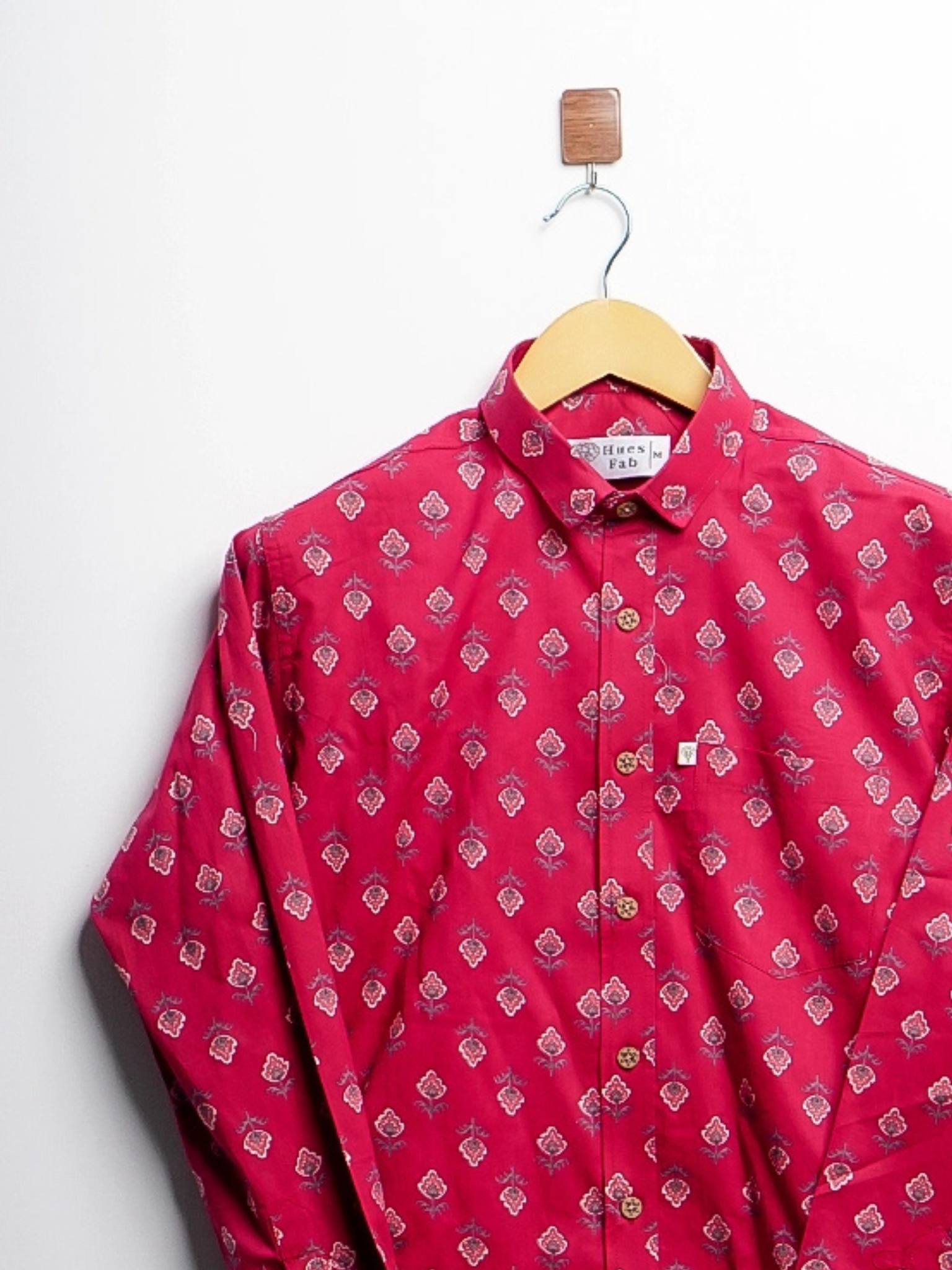 maroon mirage Full Sleeves Shirt
