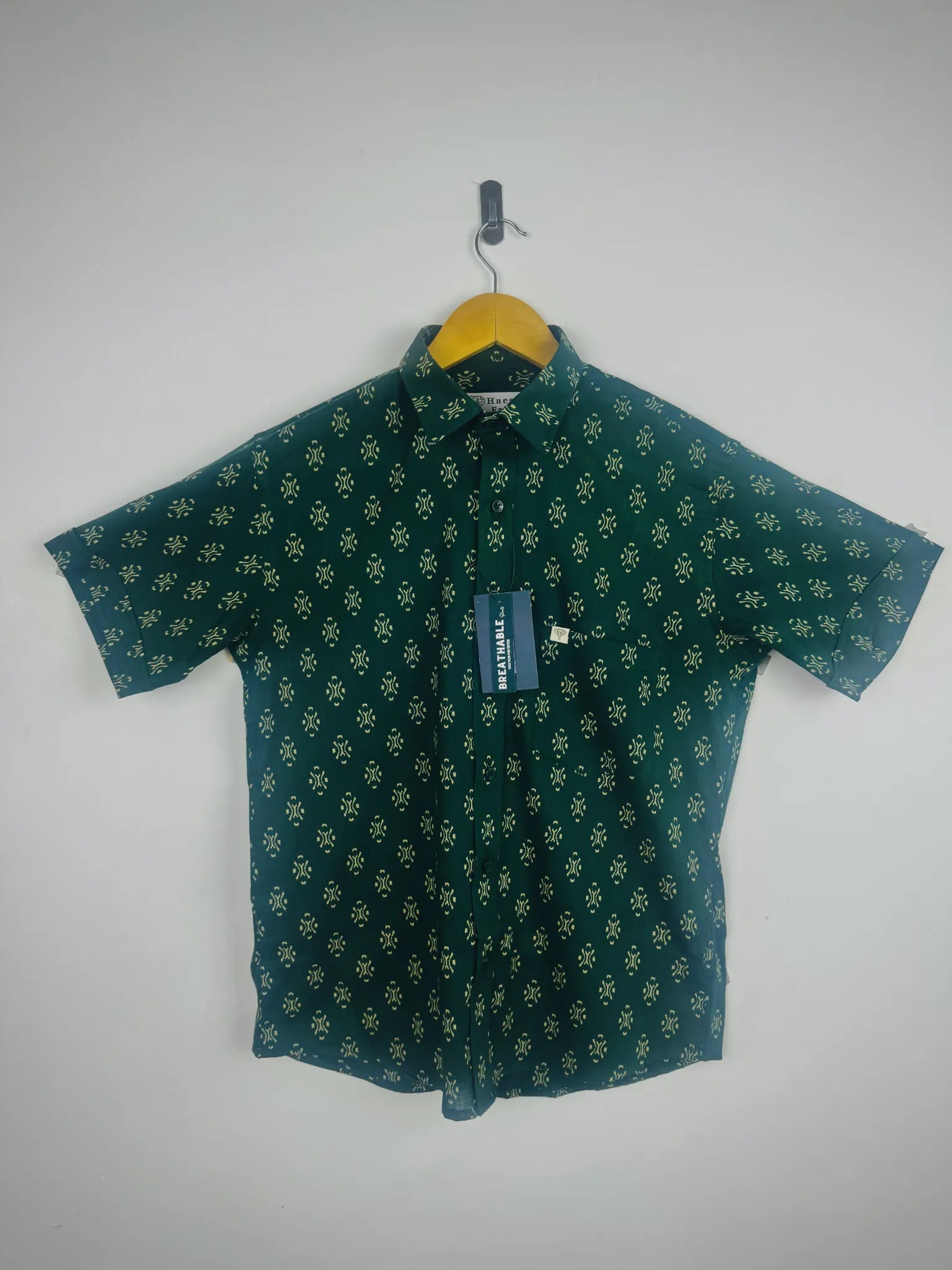 Jade motif Half Sleeves Shirt