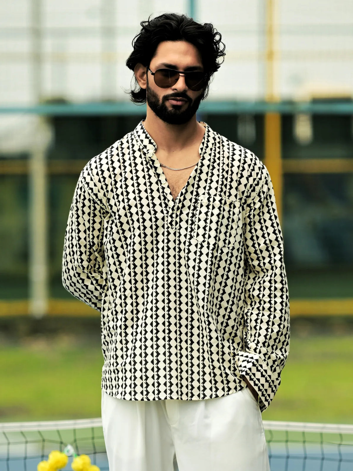 Black Ivory Path Short Kurta