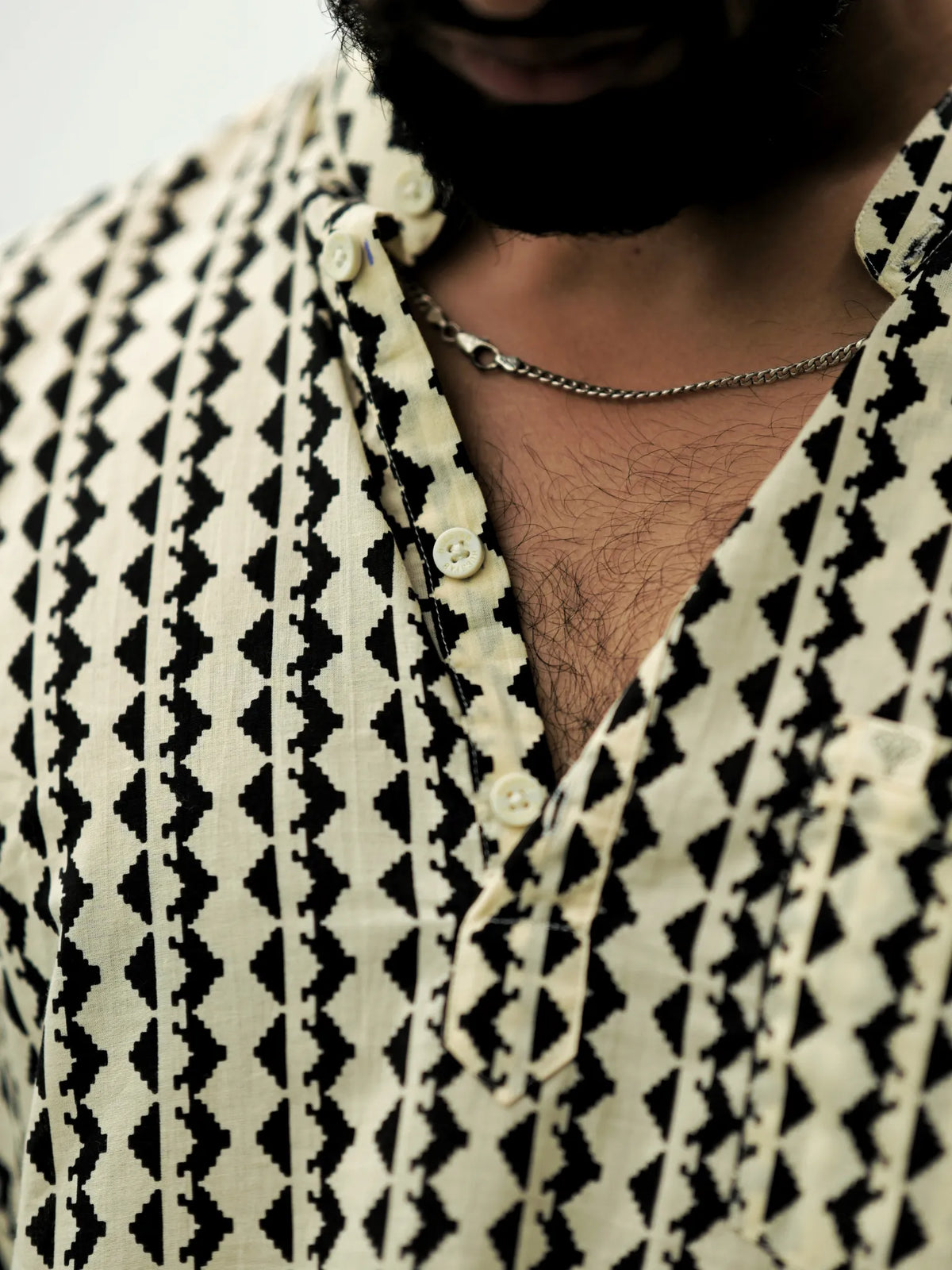 Black Ivory Path Short Kurta
