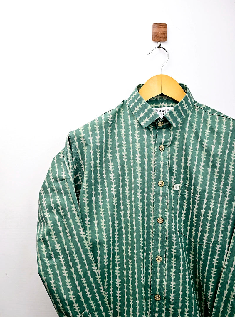 green lining Full Sleeves Shirt