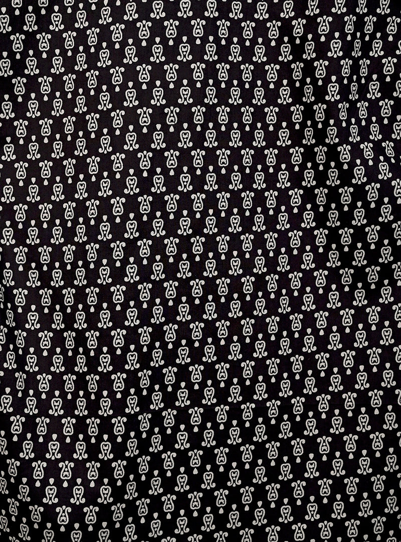 Midnight Motifs Half Sleeves Shirt