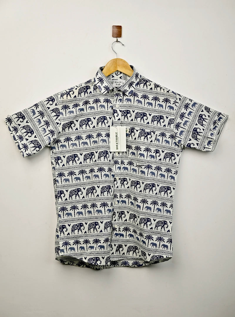 Elephant Saga Half Sleeves Shirt