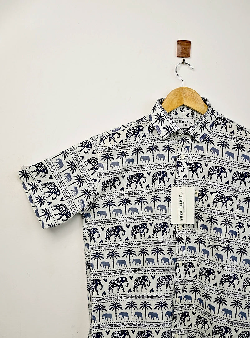 Elephant Saga Half Sleeves Shirt