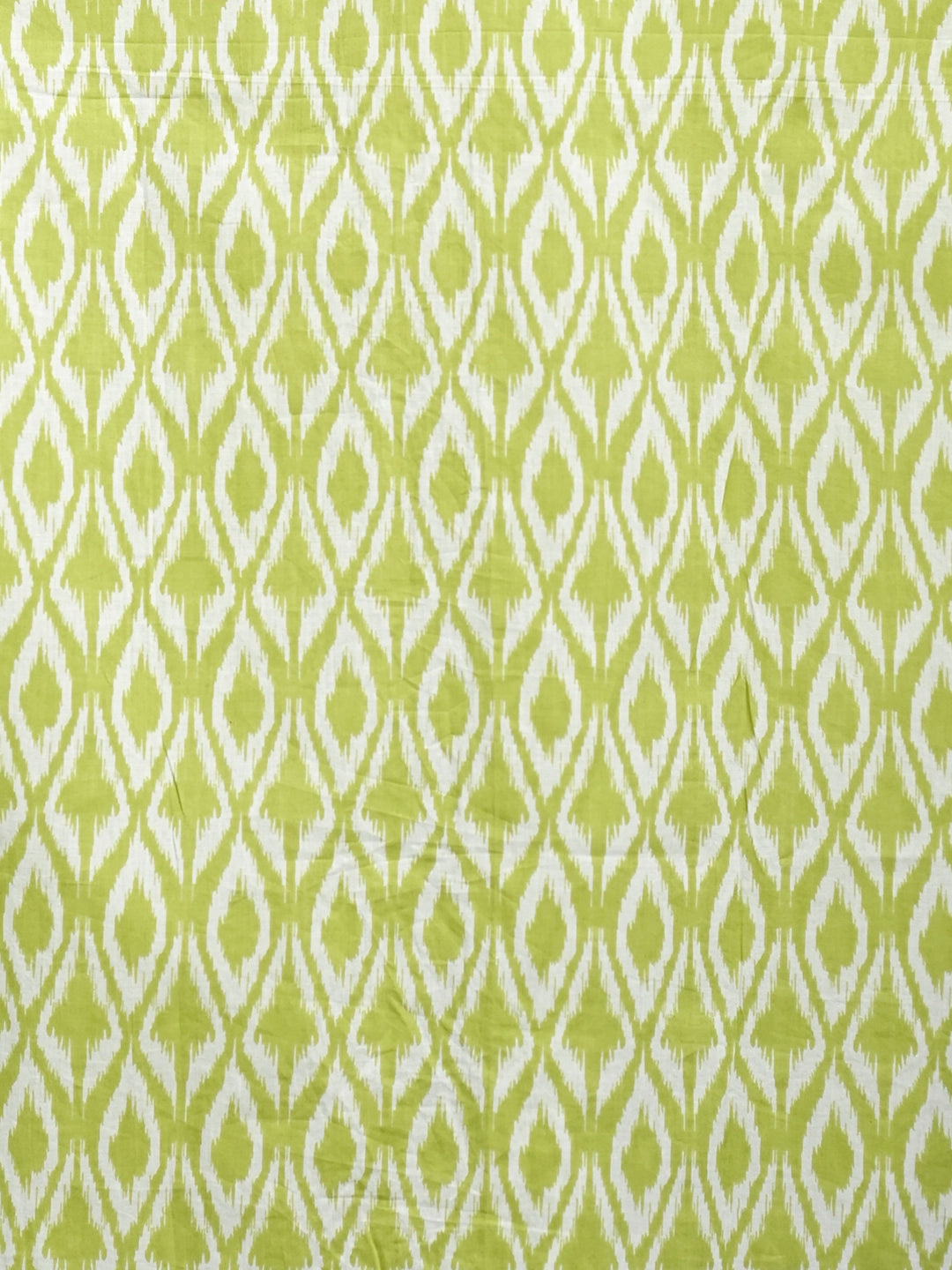 lime green abstract half sleeves shirt