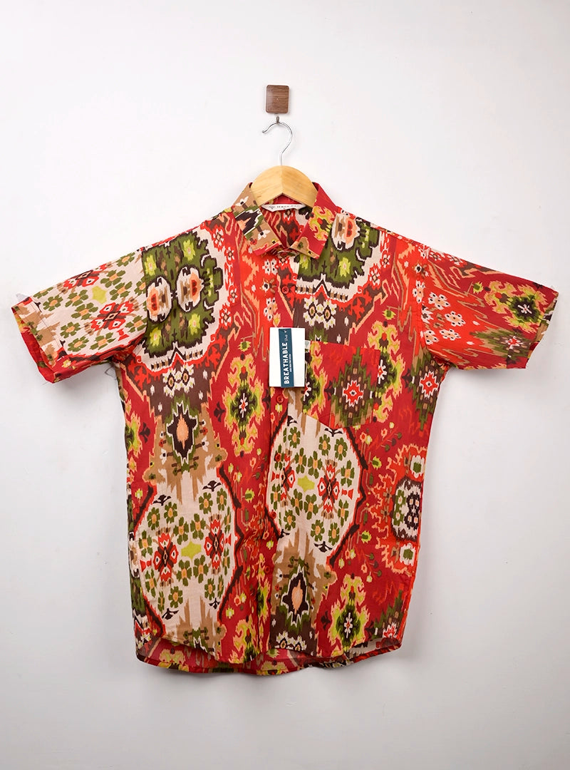 Solar Flare Half Sleeves Shirt