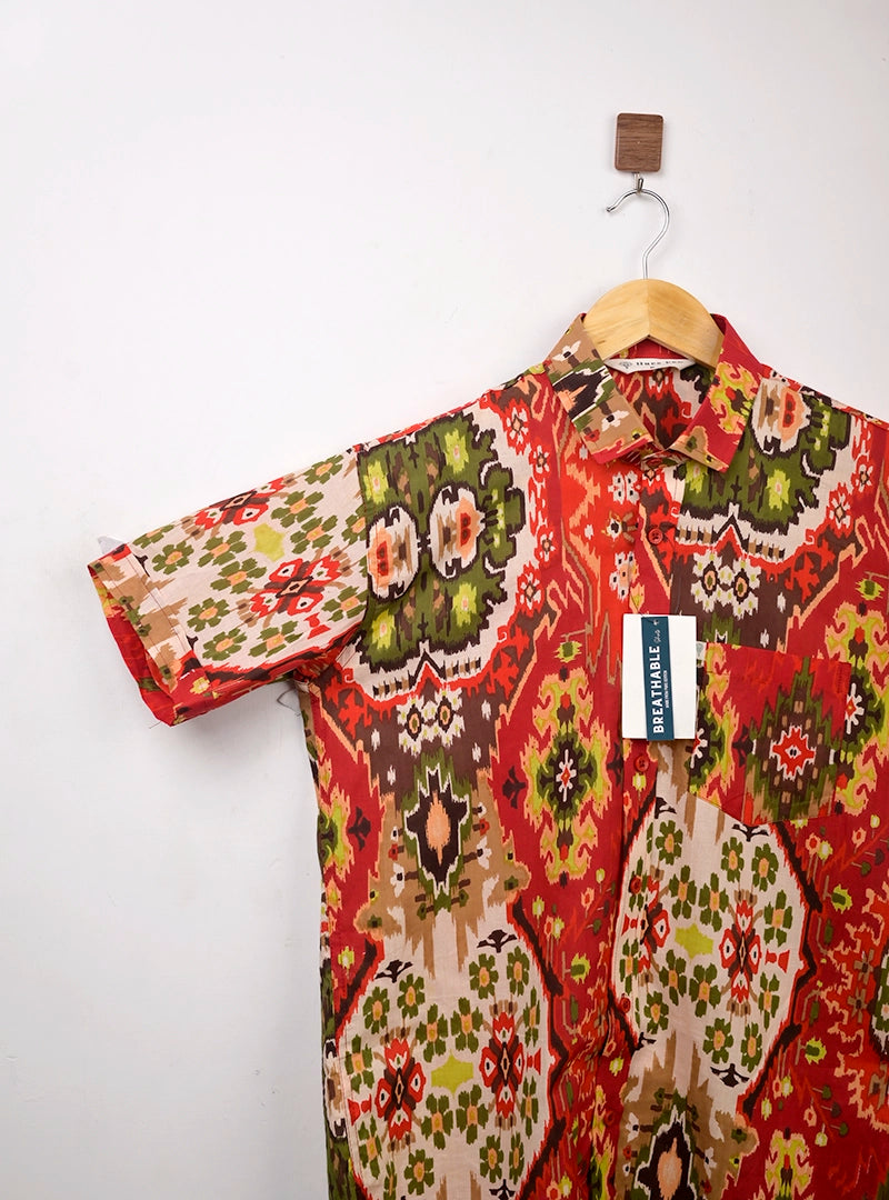Solar Flare Half Sleeves Shirt