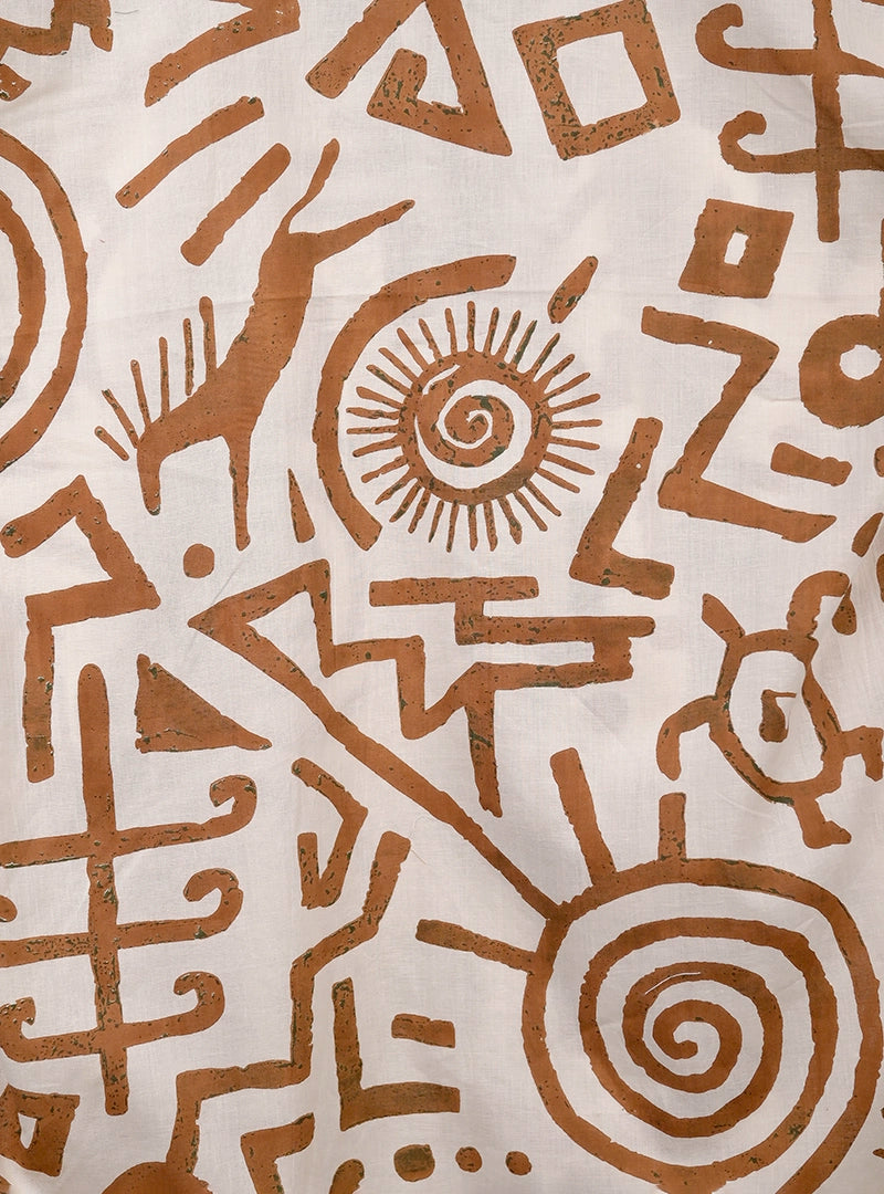 Brown Celestial short kurta