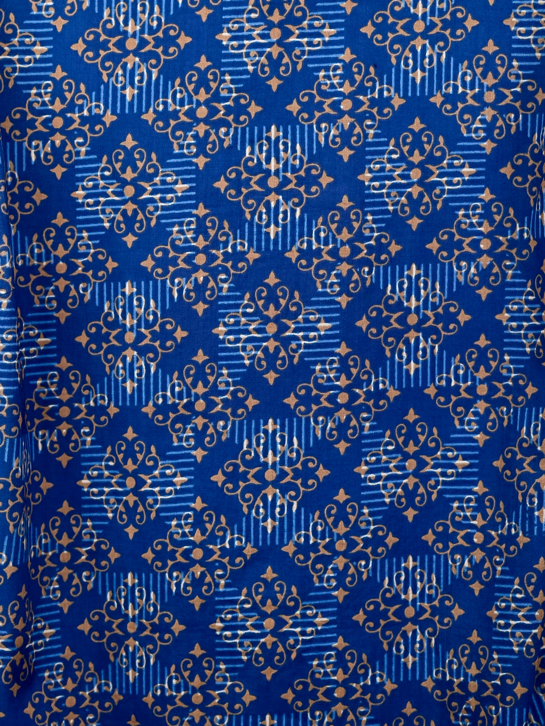 navy blue mandala short kurta