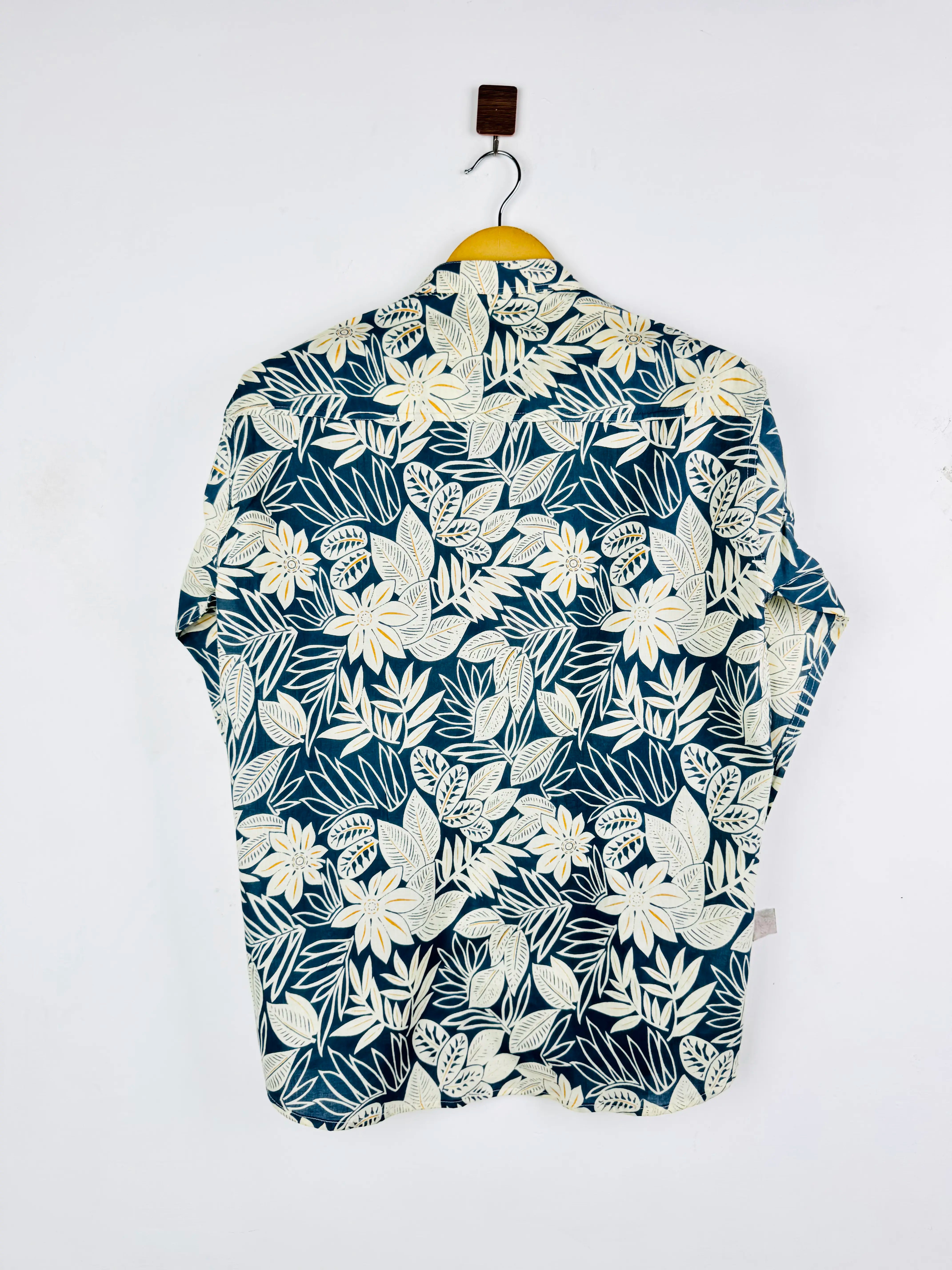 Botani Blue Printed Short Kurta