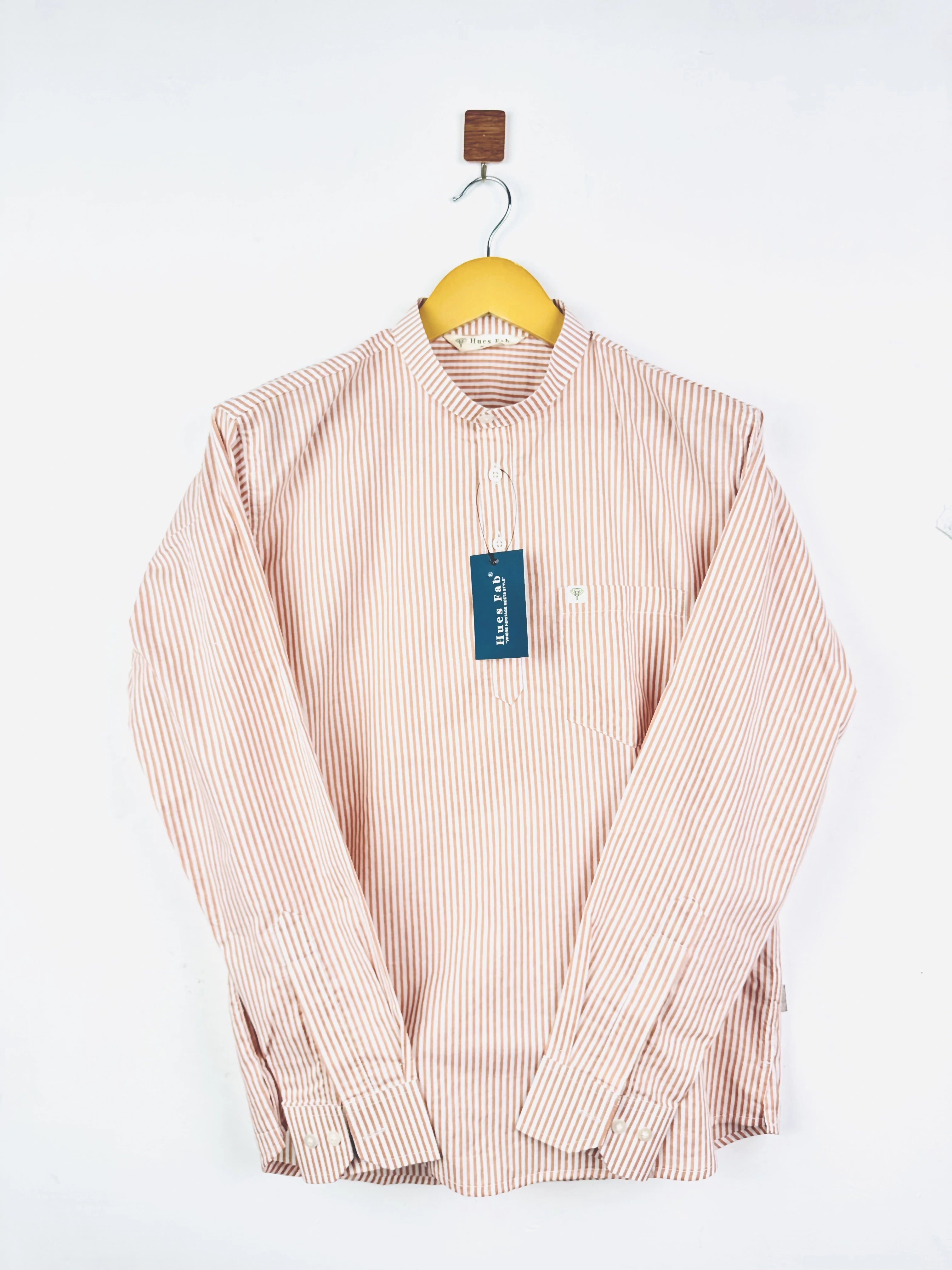 Beige Lining Short Kurta