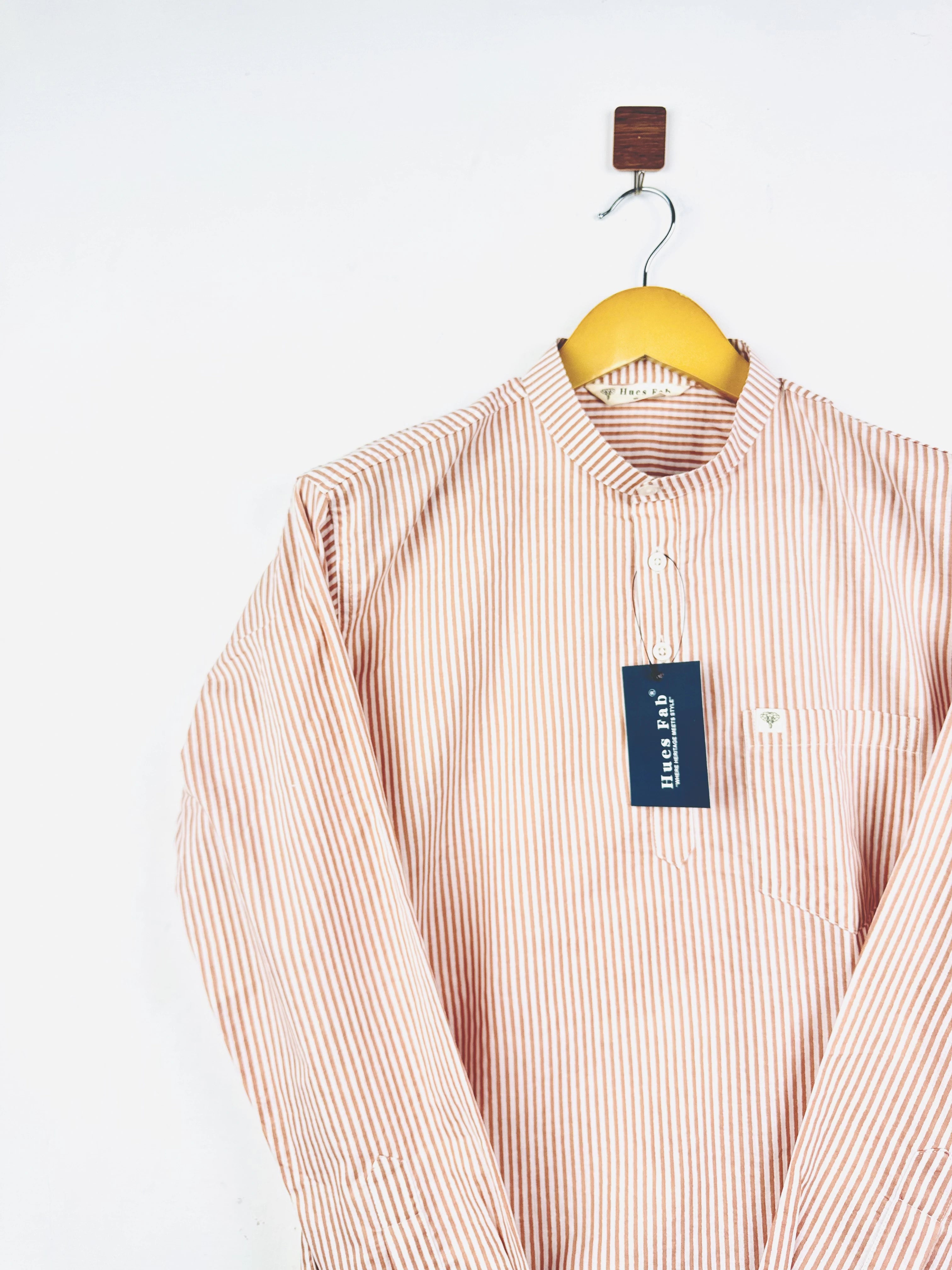 Beige Lining Short Kurta