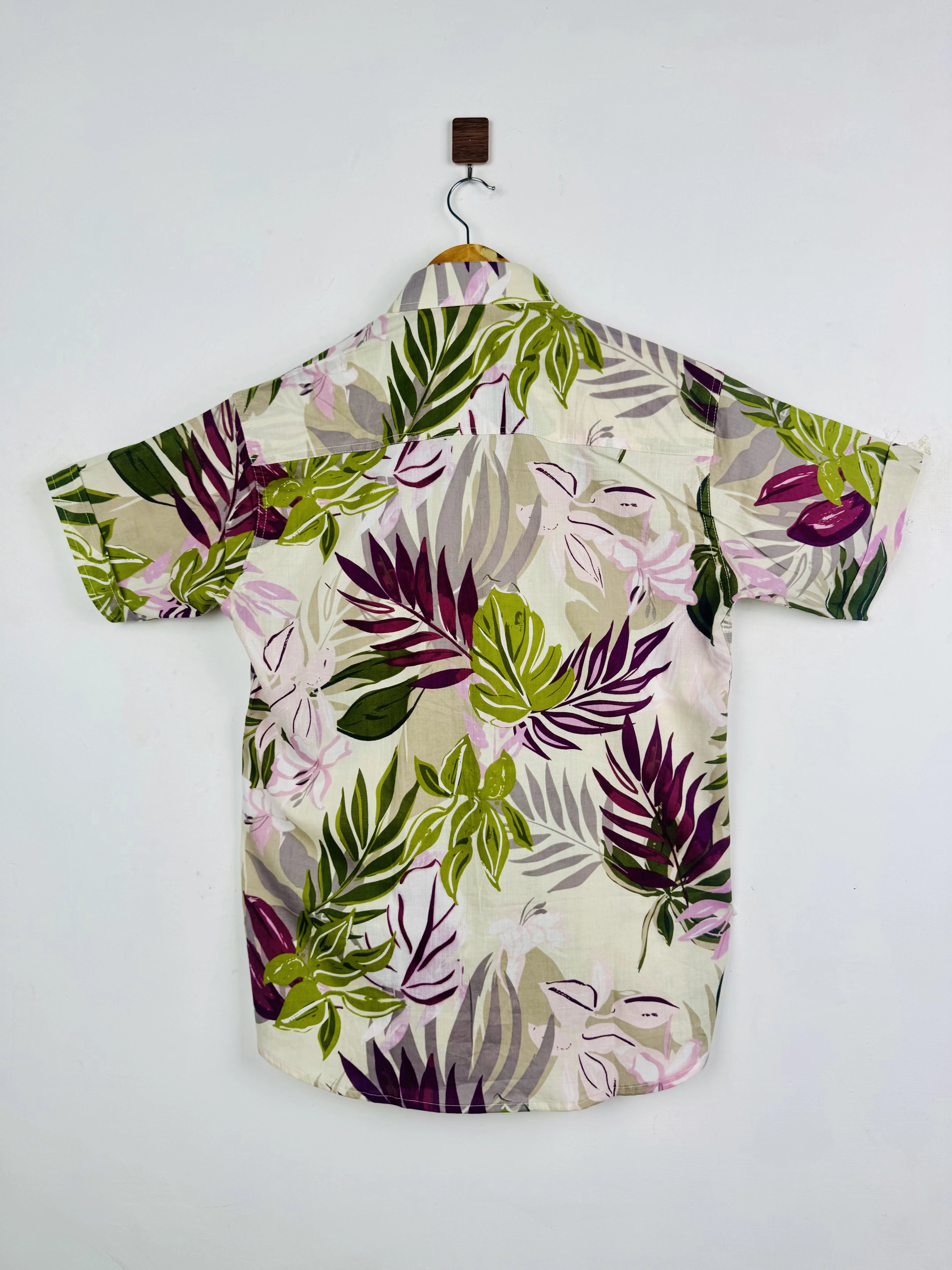 Leaf & Bloom Half Sleeves Shirt