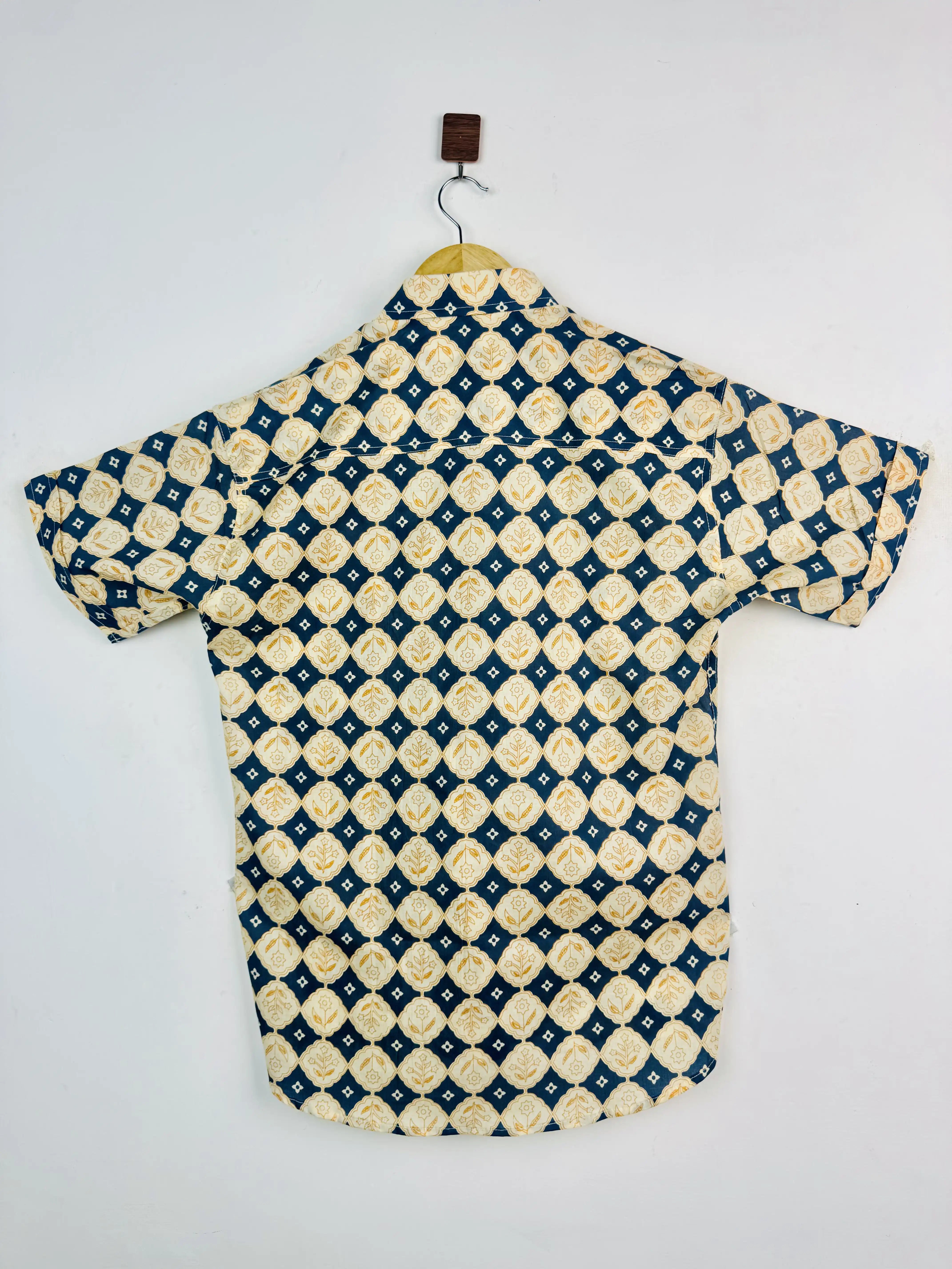 regal block Half Sleeves Shirt